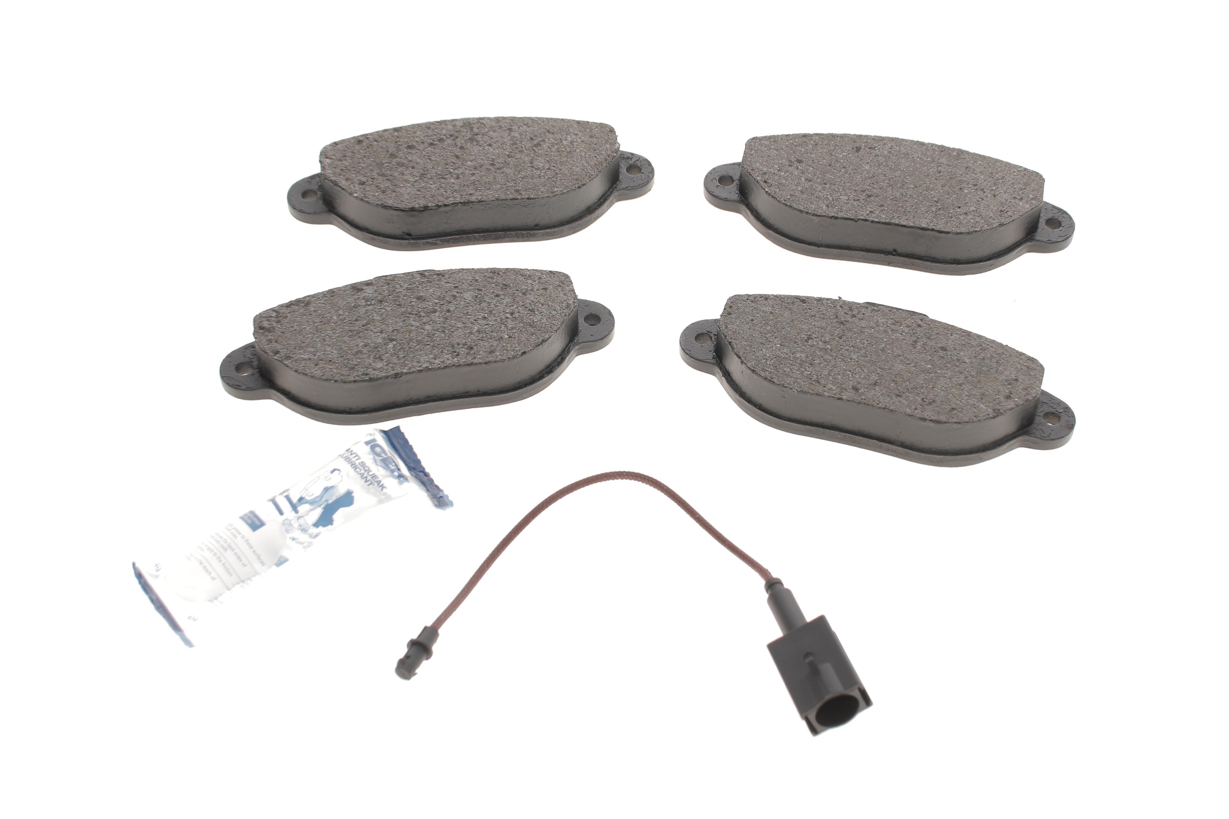 Колодки гальмівні (передні) Fiat 500 07-/Ford Ka 08-16 (+датчики)