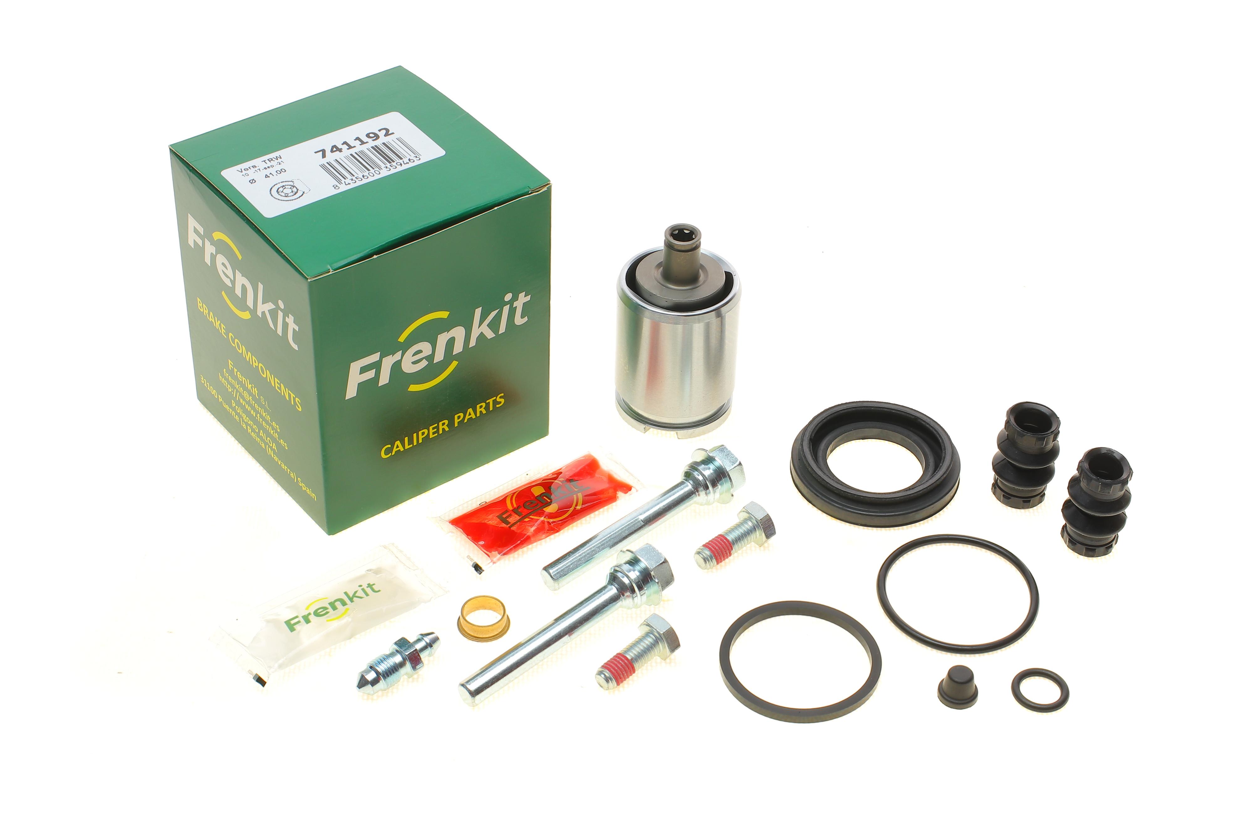 Ремкомплект супорта (заднього) VW Passat 05-10 (d=41mm)(+поршень/направляюча)(Trw)