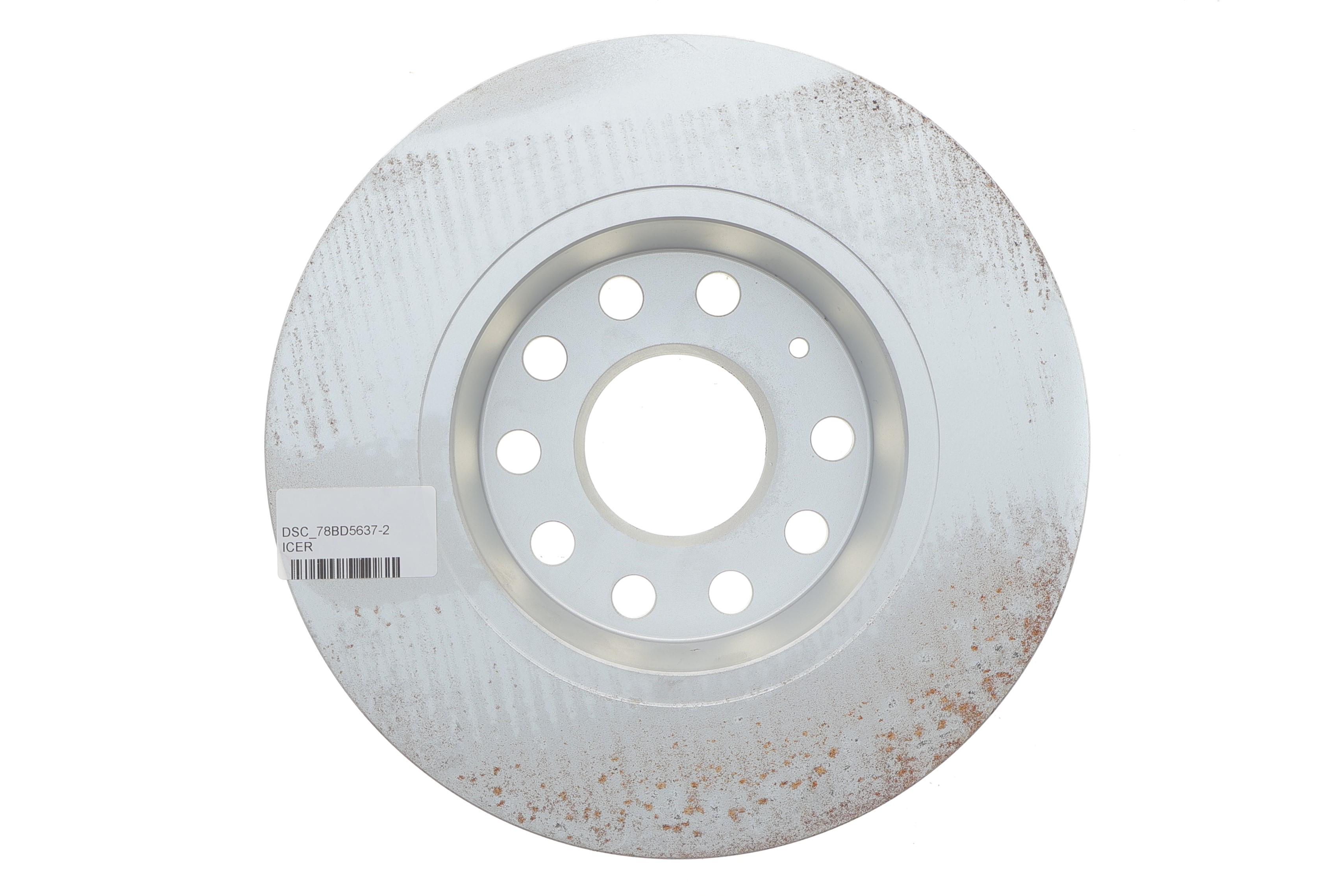 Диск гальмівний (задній) Audi A3/Skoda Octavia/VW Caddy 03-/Golf 08- (272x10)(корозія)