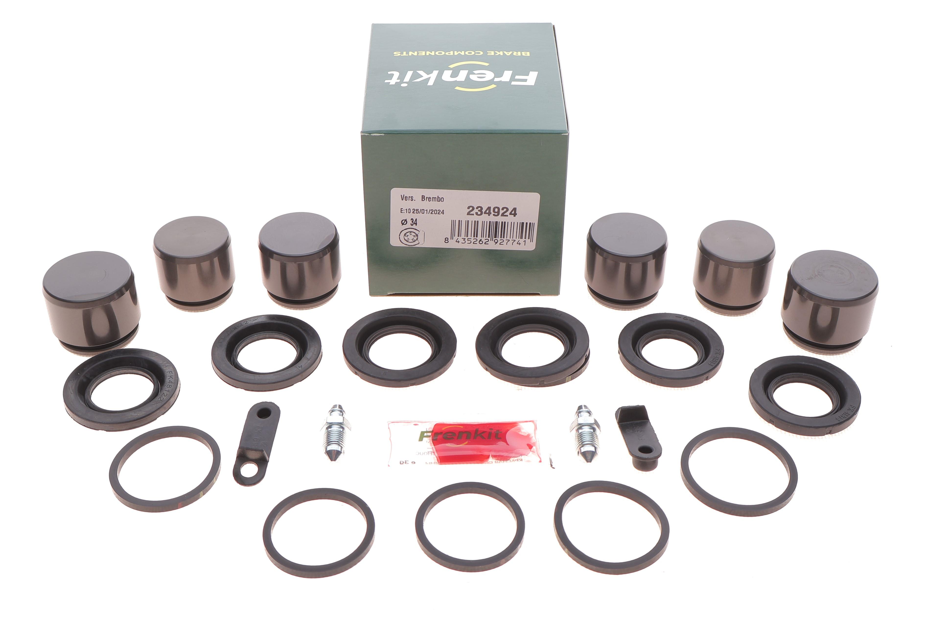 Ремкомплект супорта (переднього) VW Touareg 02-10 (d=34/36mm) (Brembo) (+6 поршнів)