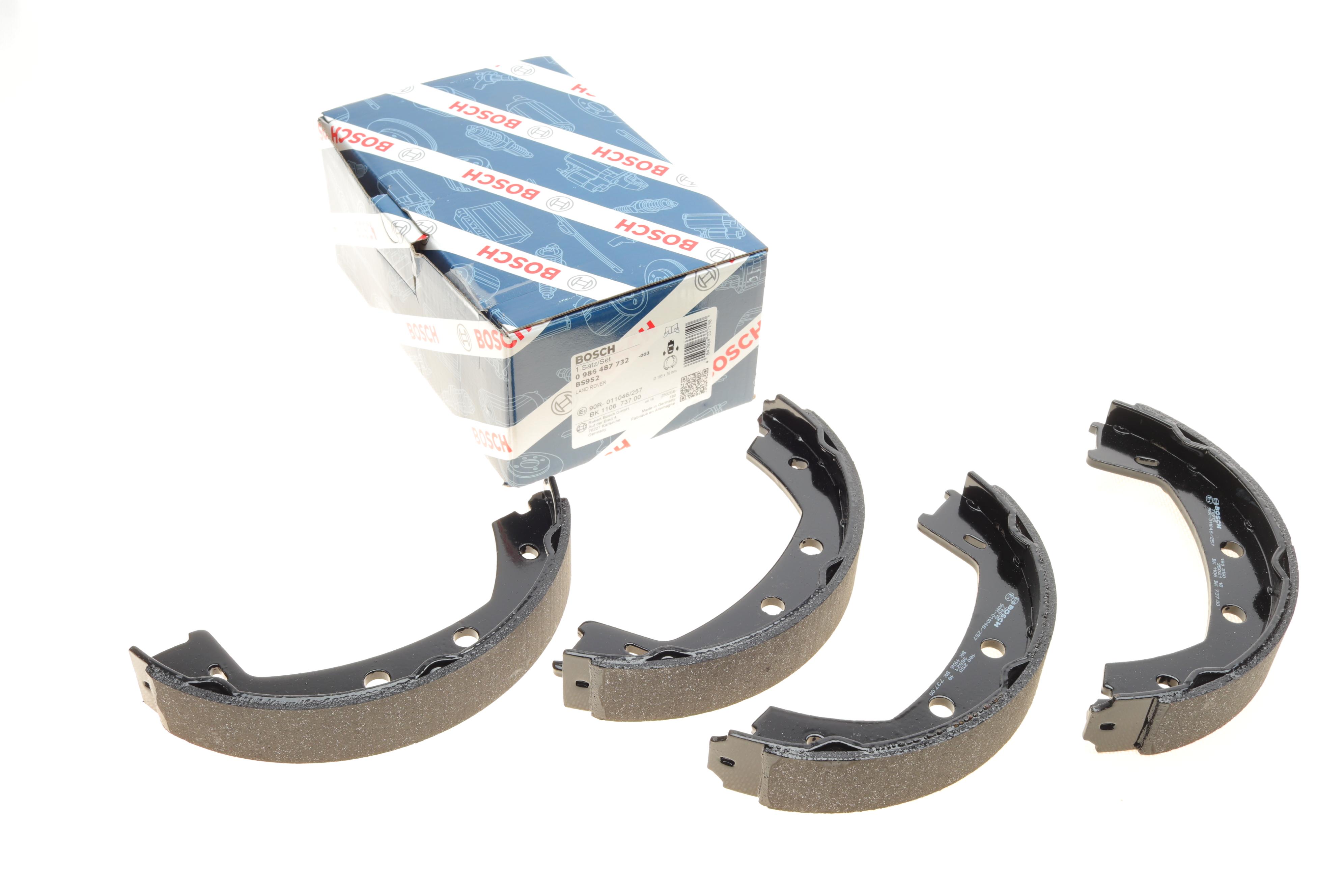 Колодки гальмівні (задні) Land Rover Freelander 2.0/2.2/3.2 06-14 (барабанні) (185х30)