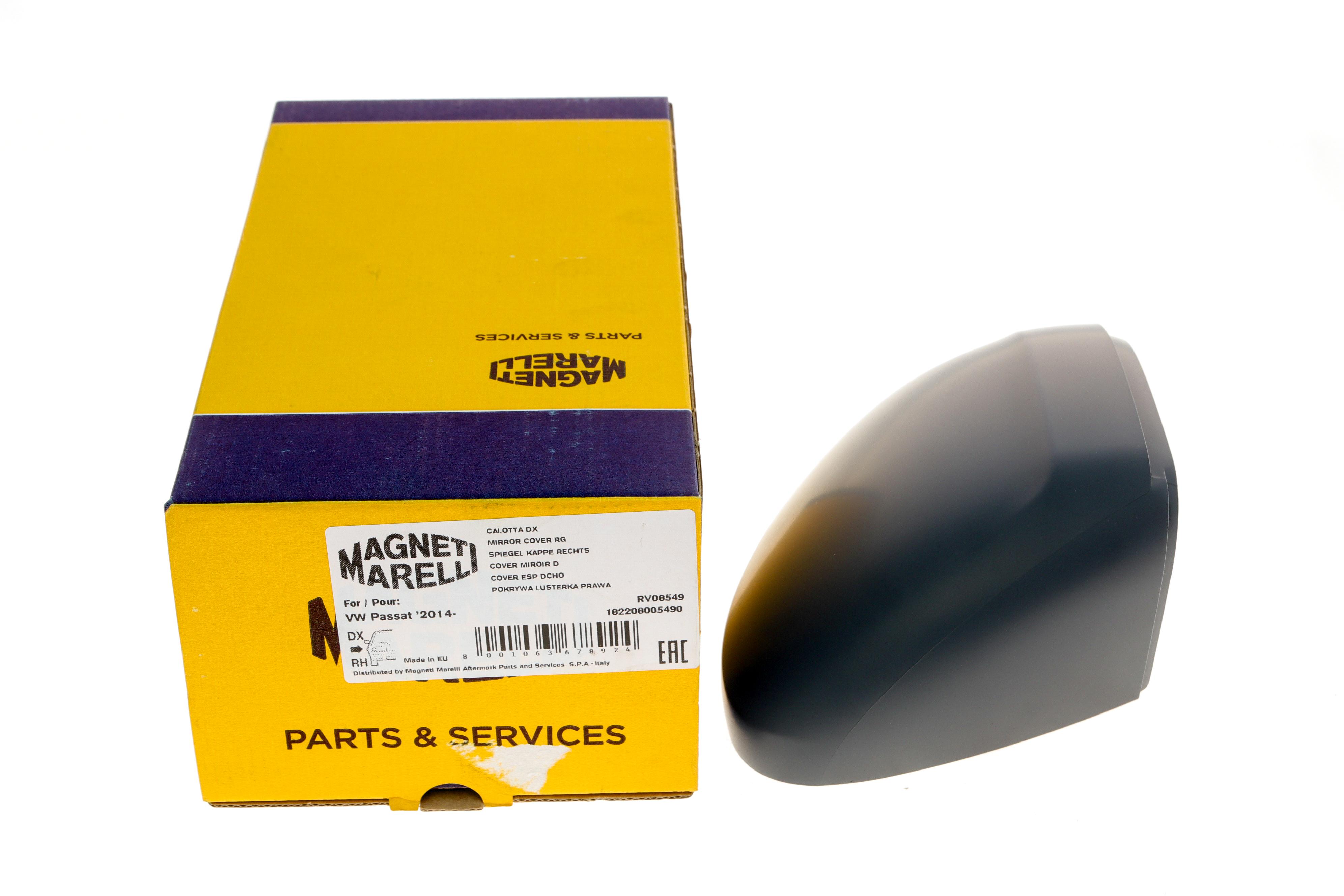 Крышка зеркала (под покраску) (R) VW Passat 14-