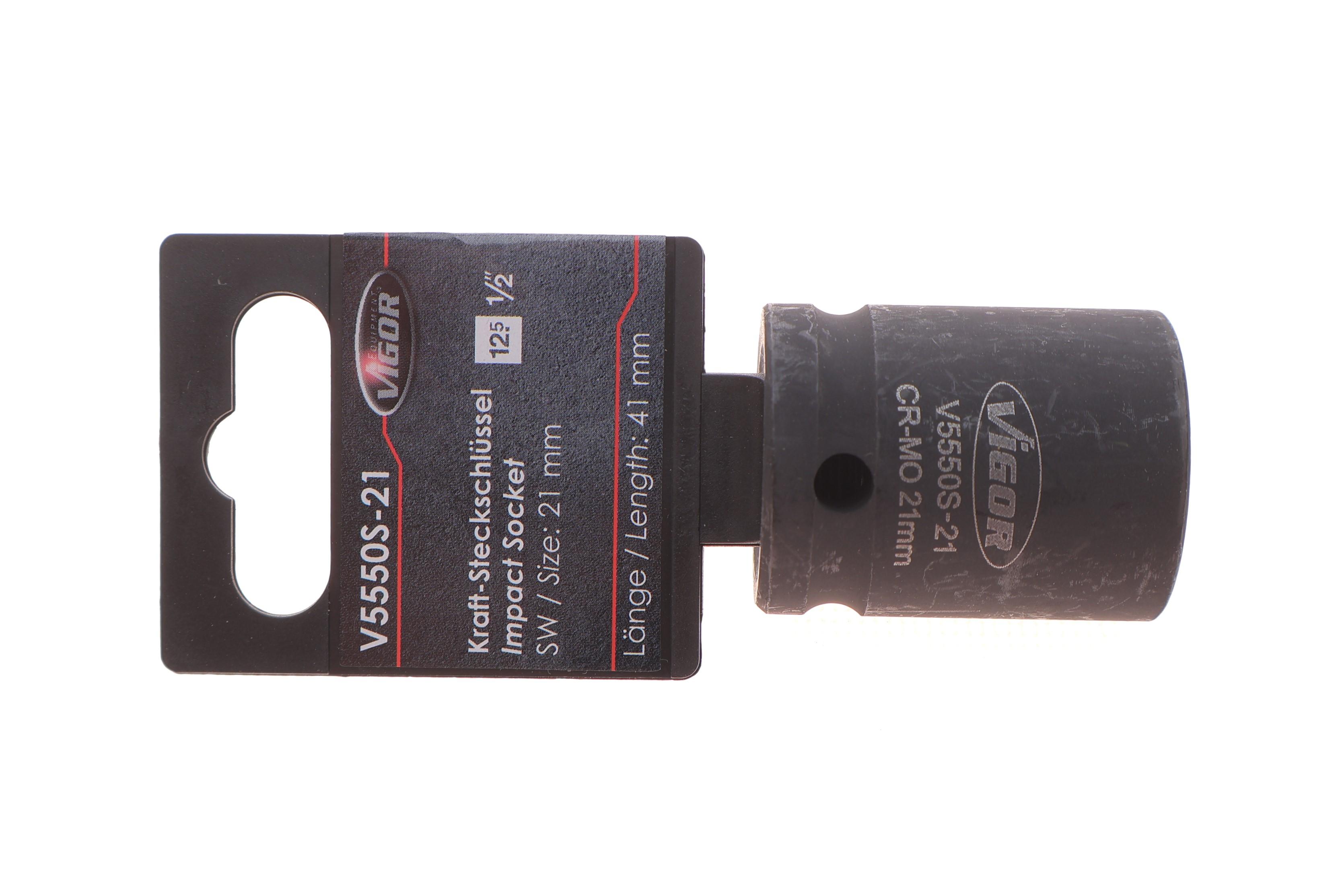 Головка торцевая ударная 1/2" 21 мм