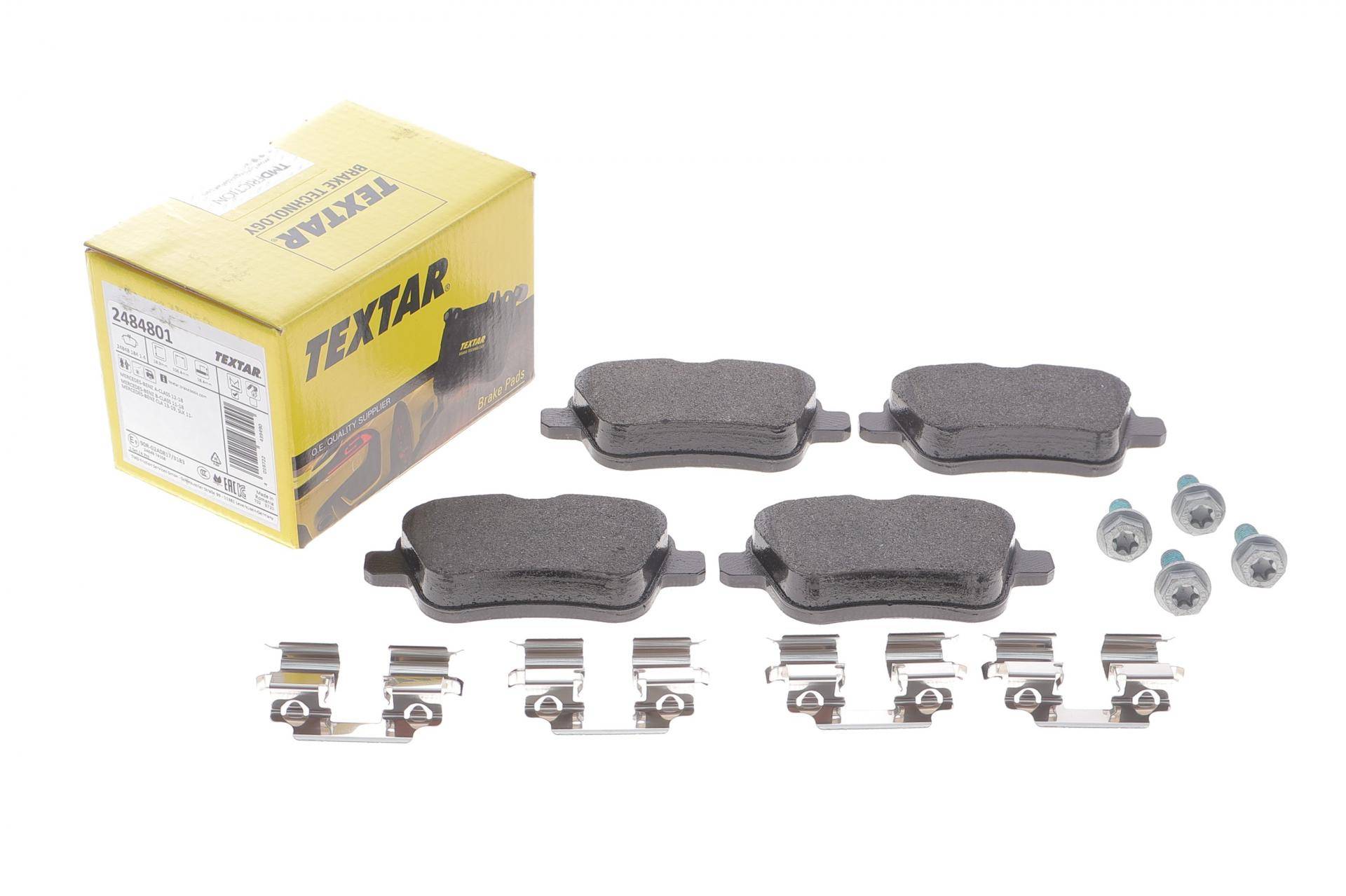 Колодки гальмівні (задні) MB A-class (W176)/B-class (W246) 11- (TRW) Q+