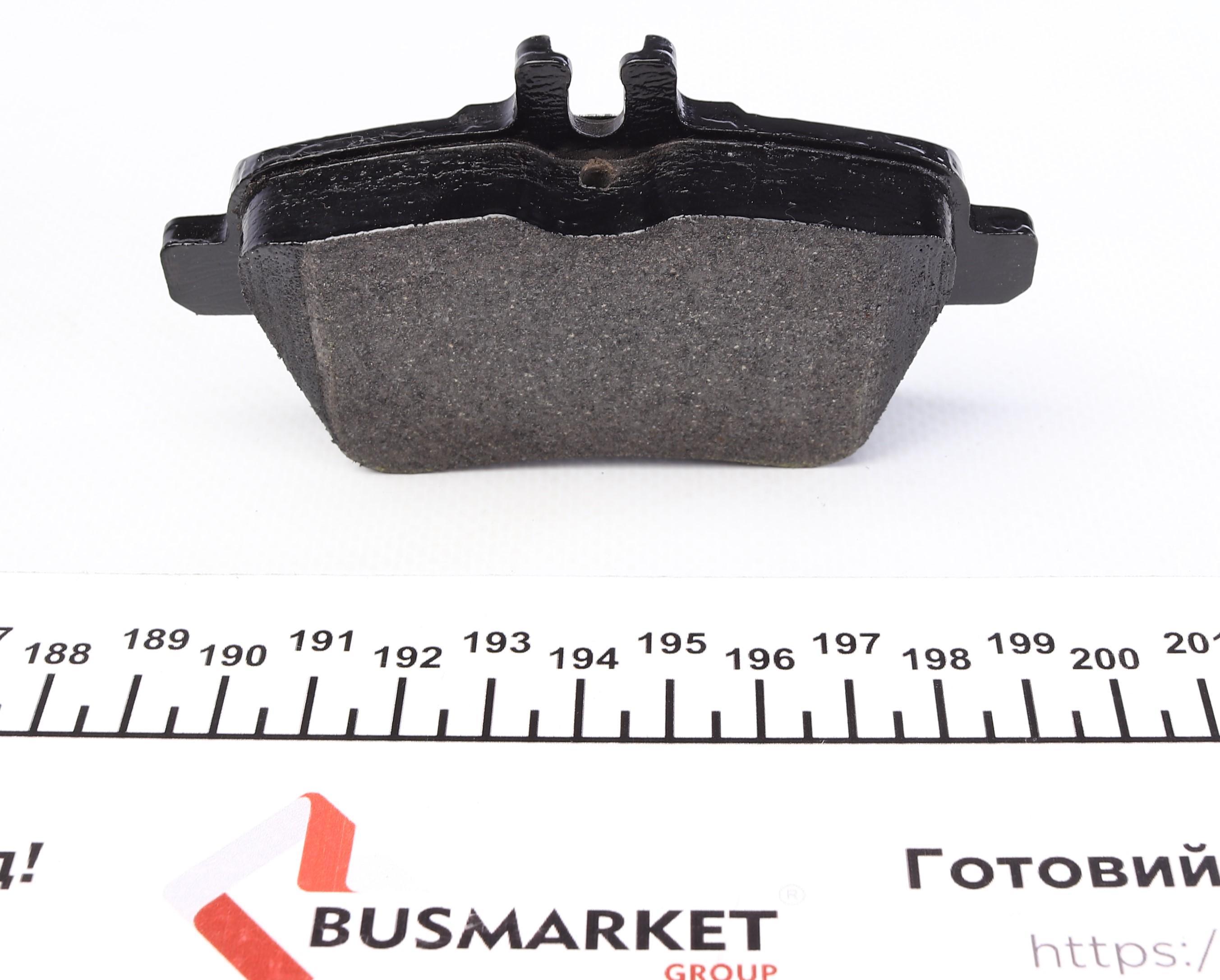 Колодки гальмівні (задні) MB A-class (W176)/B-class (W246) 11- (TRW) Q+