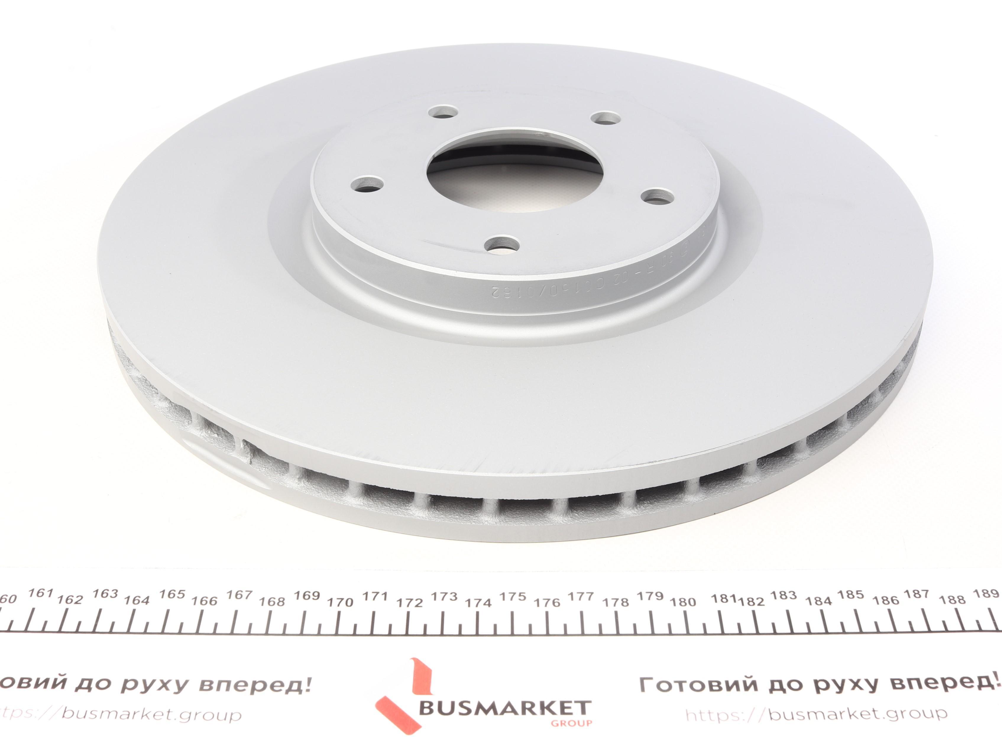 Диск гальмівний (передній) Nissan Juke 13-/Qashqai 07-13/Renault Koleos 08- (320x28) (з покр) (вент.)