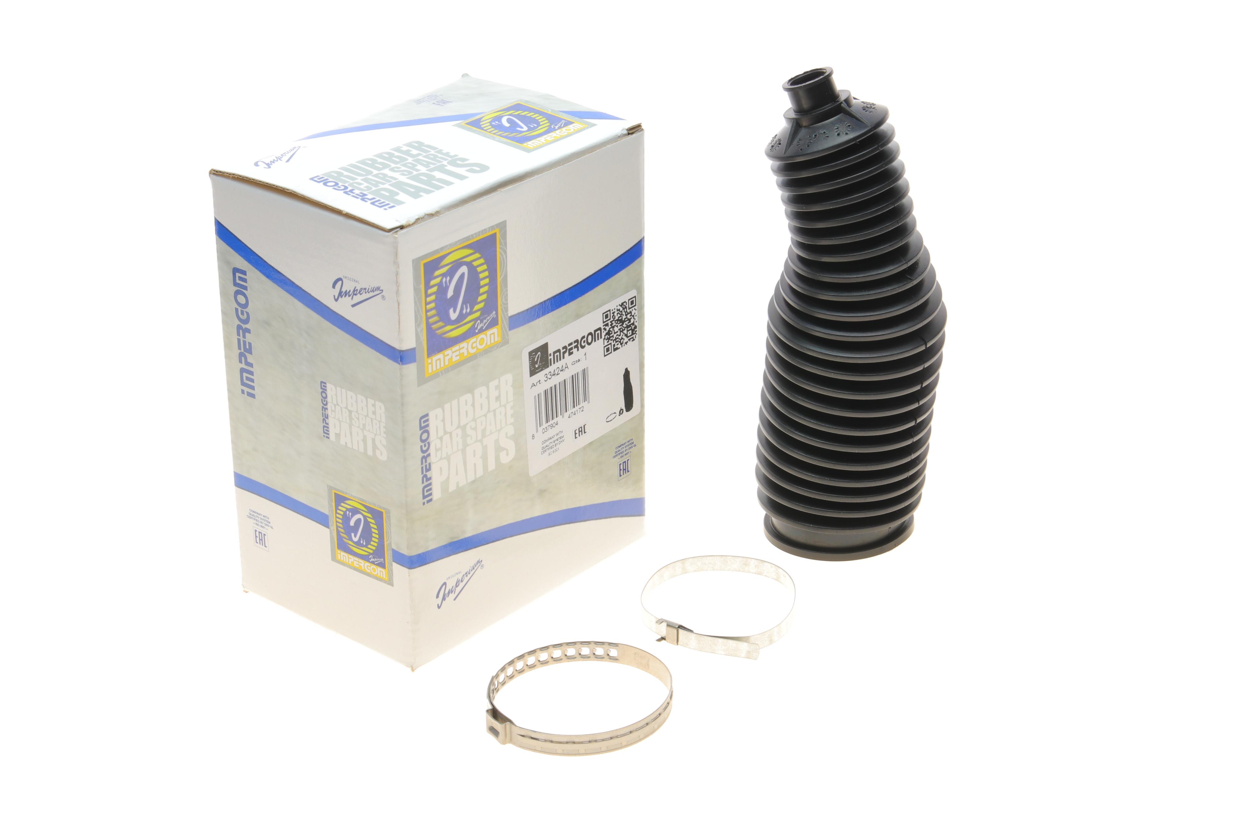 Пыльник рейки рулевой Citroen Jumper/Fiat Ducato/Peugeot Boxer 2.2-2.3HDi 06- (с хомутами)