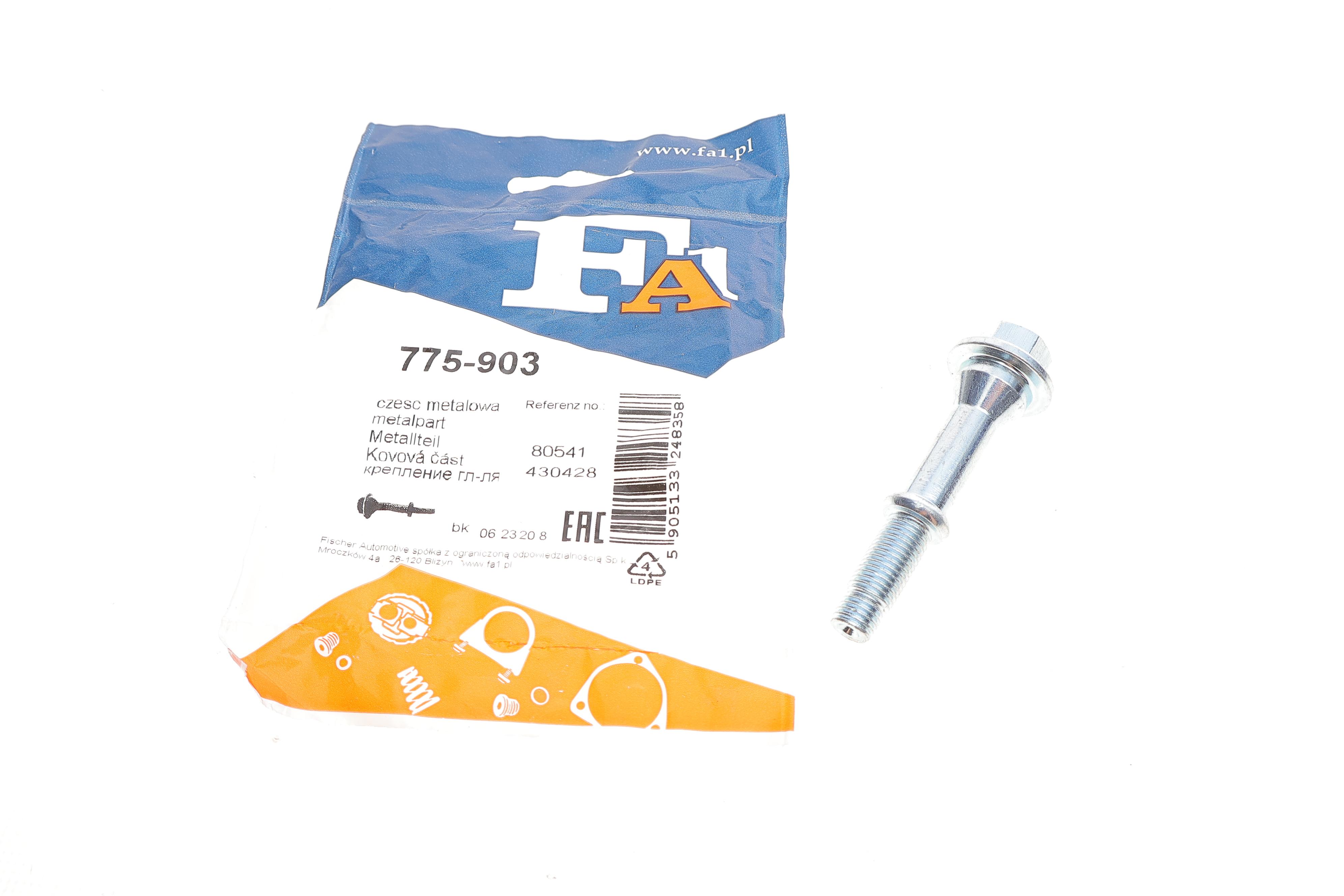 Болт вихлопної системи Lexus IS 05-13/Toyota Land Cruiser 96-07 Rav4 12- (M10x63)