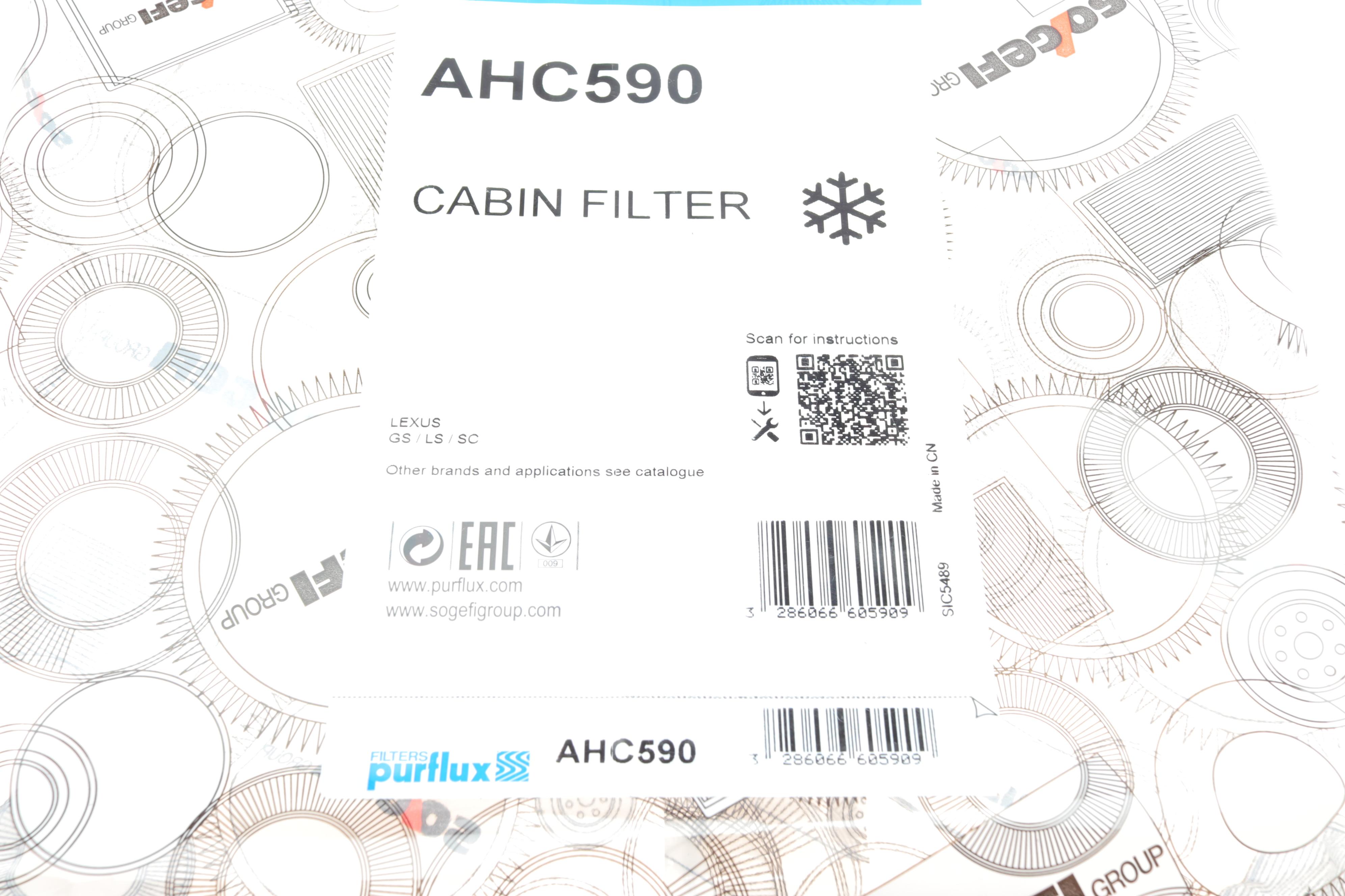 Фильтр салона Lexus Gs/Ls 97-06 (угольный)