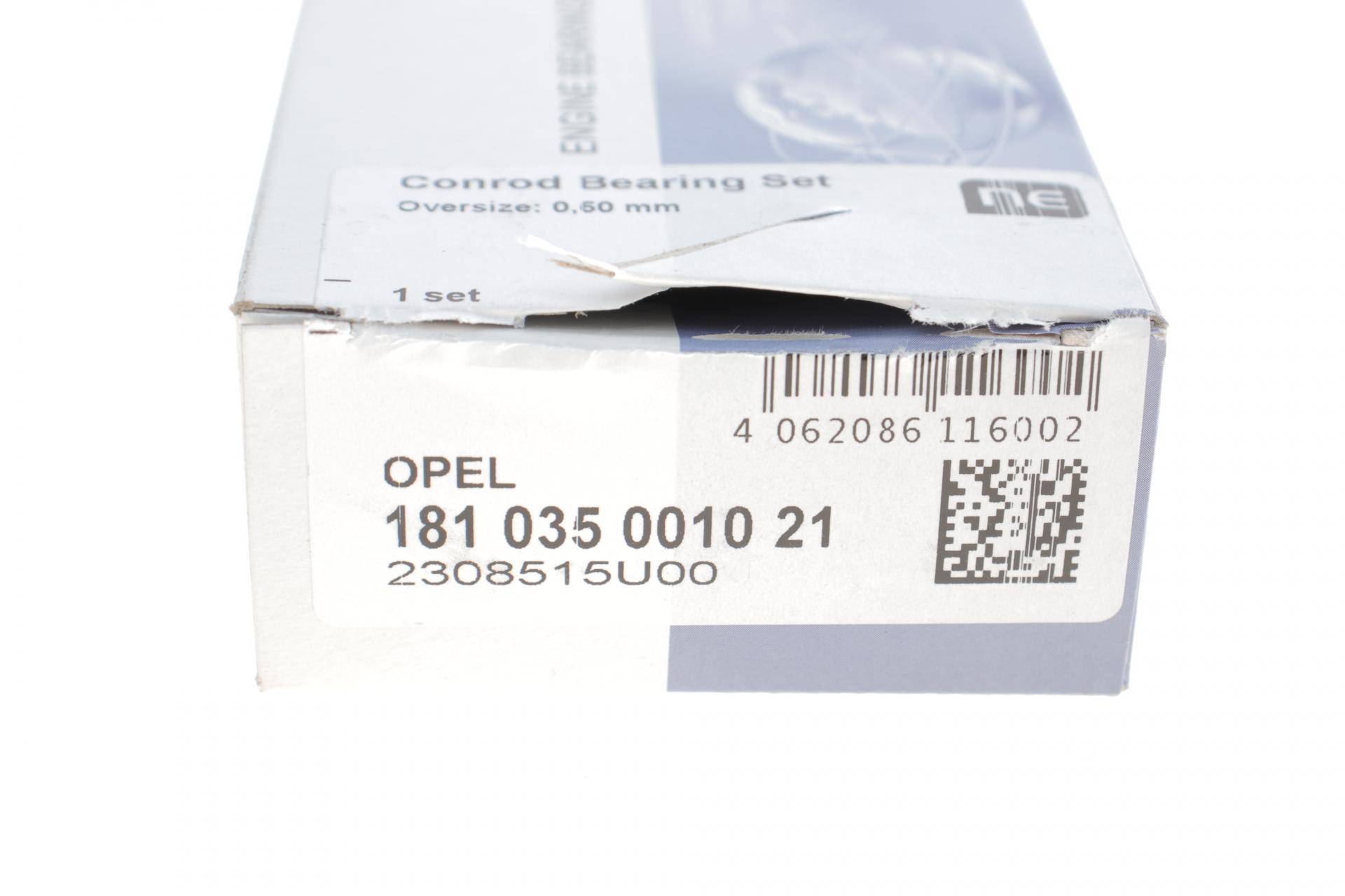 Вкладиші шатунні Opel Astra H/Combo 1.3 CDTI 04- (+0.50) = 6135595000