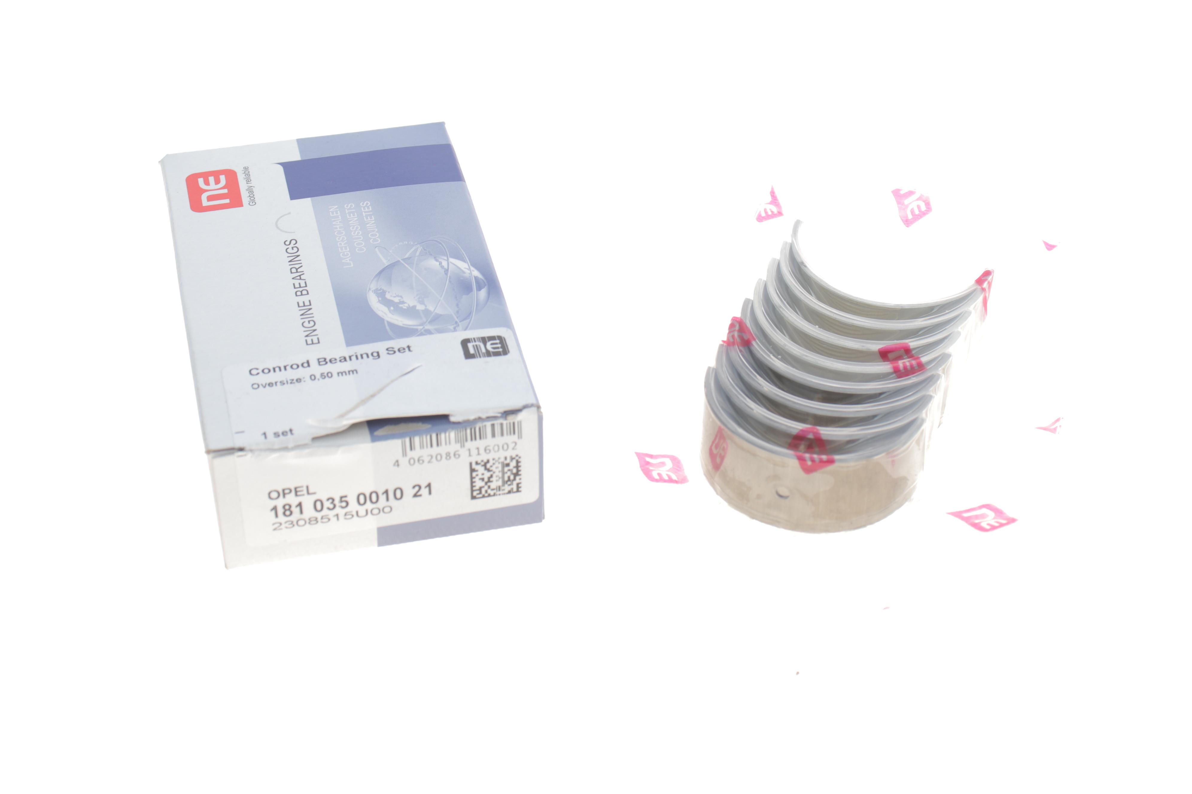 Вкладыши шатунные Opel Astra H/Combo 1.3 CDTI 04- (+0.50) = 6135595000