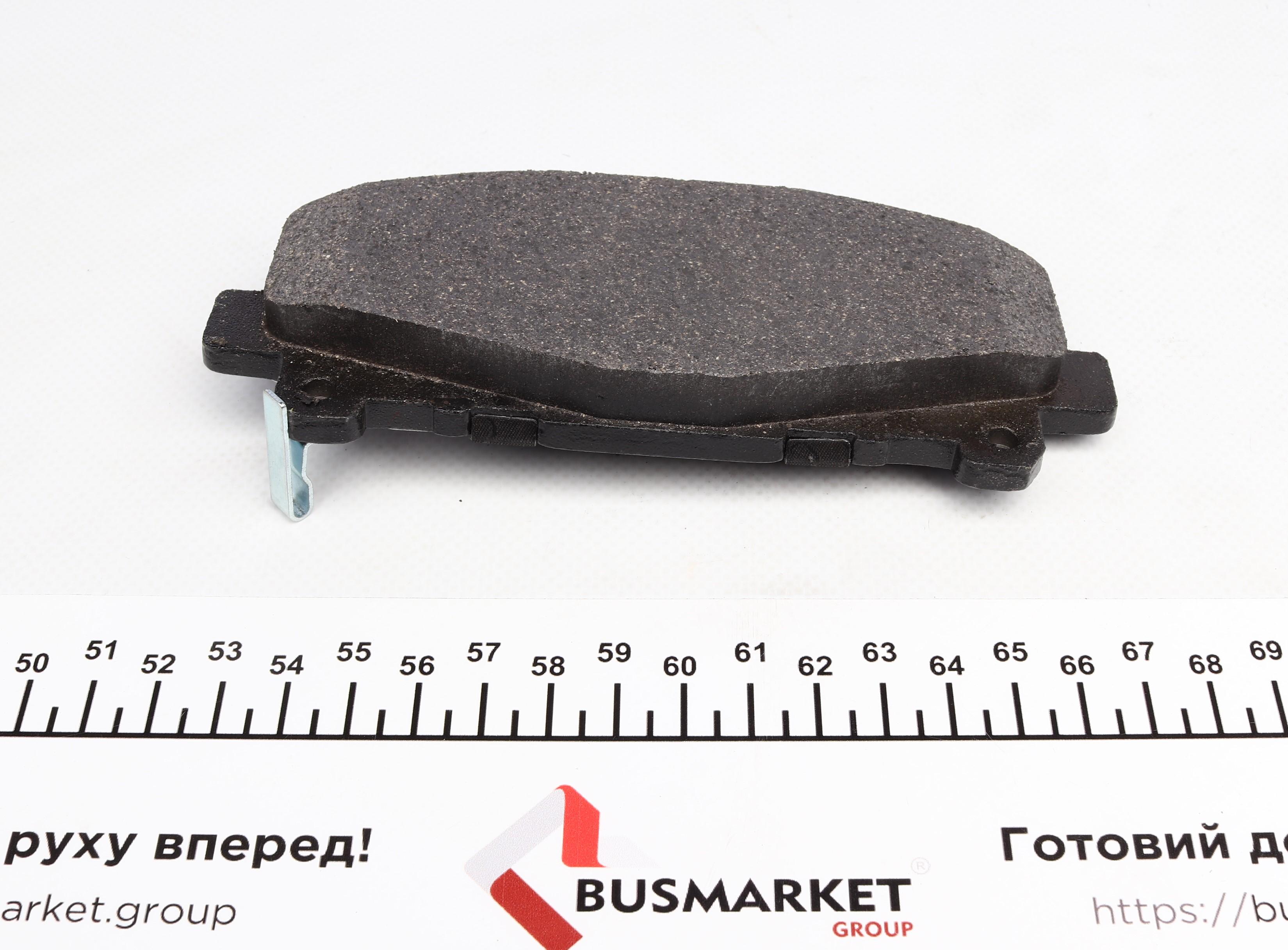 Колодки гальмівні (передні) Honda Accord VIII 07-/IX 12- (Akebono) Q+