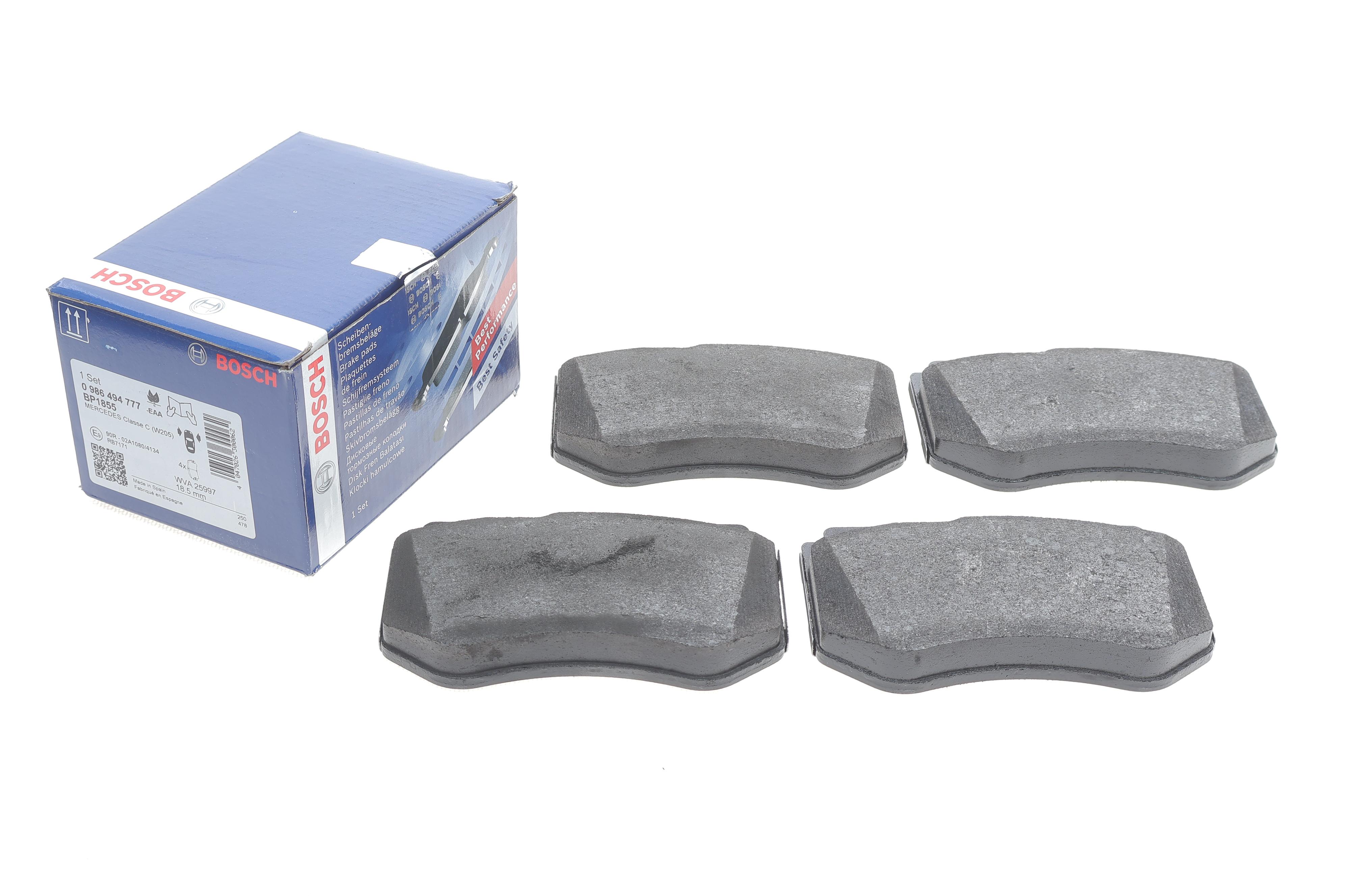 Колодки гальмівні (передні) MB C-class (W205/S205/C205/A205) 13-