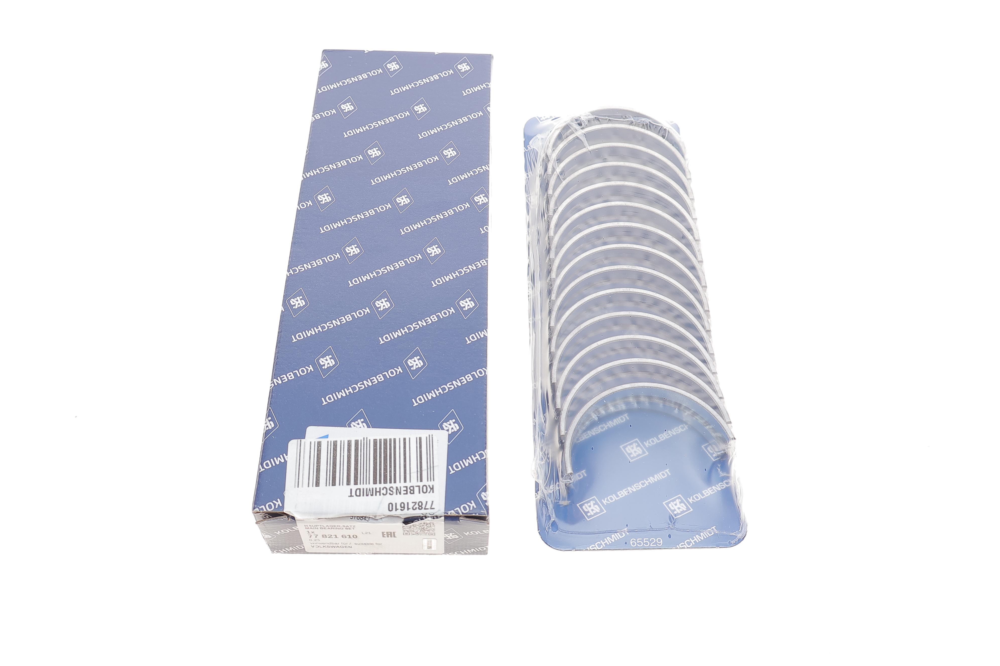 Вкладиші корінні Audi A3/Q7/Ford Galaxy I/VW T4/T5/Passat B6/B7 2.8-3.6 95-14 (+0.25)