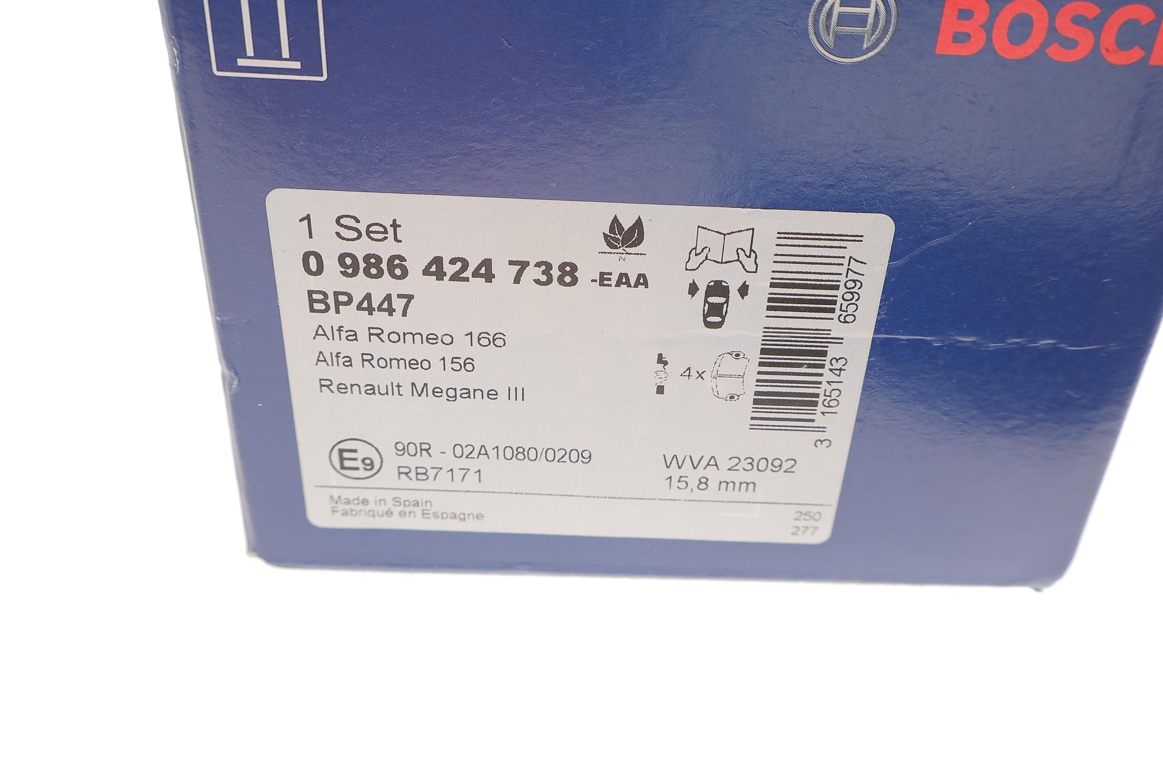 Колодки тормозные (передние) Citroen C8/Peugeot 607/608 00- (Brembo) (с датчиком)