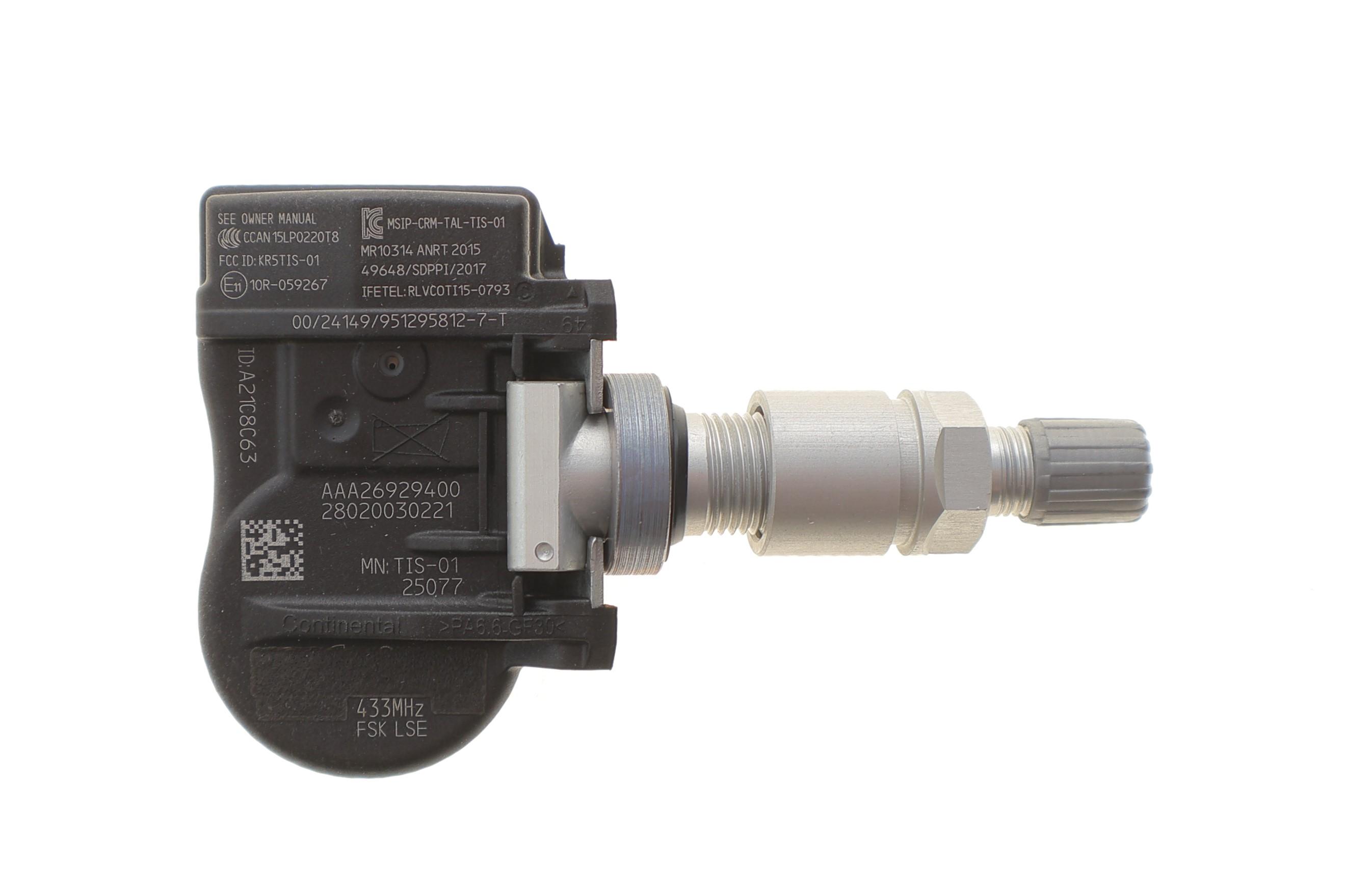 Датчик тиску повітря в шинах Renault Megane IV 15-