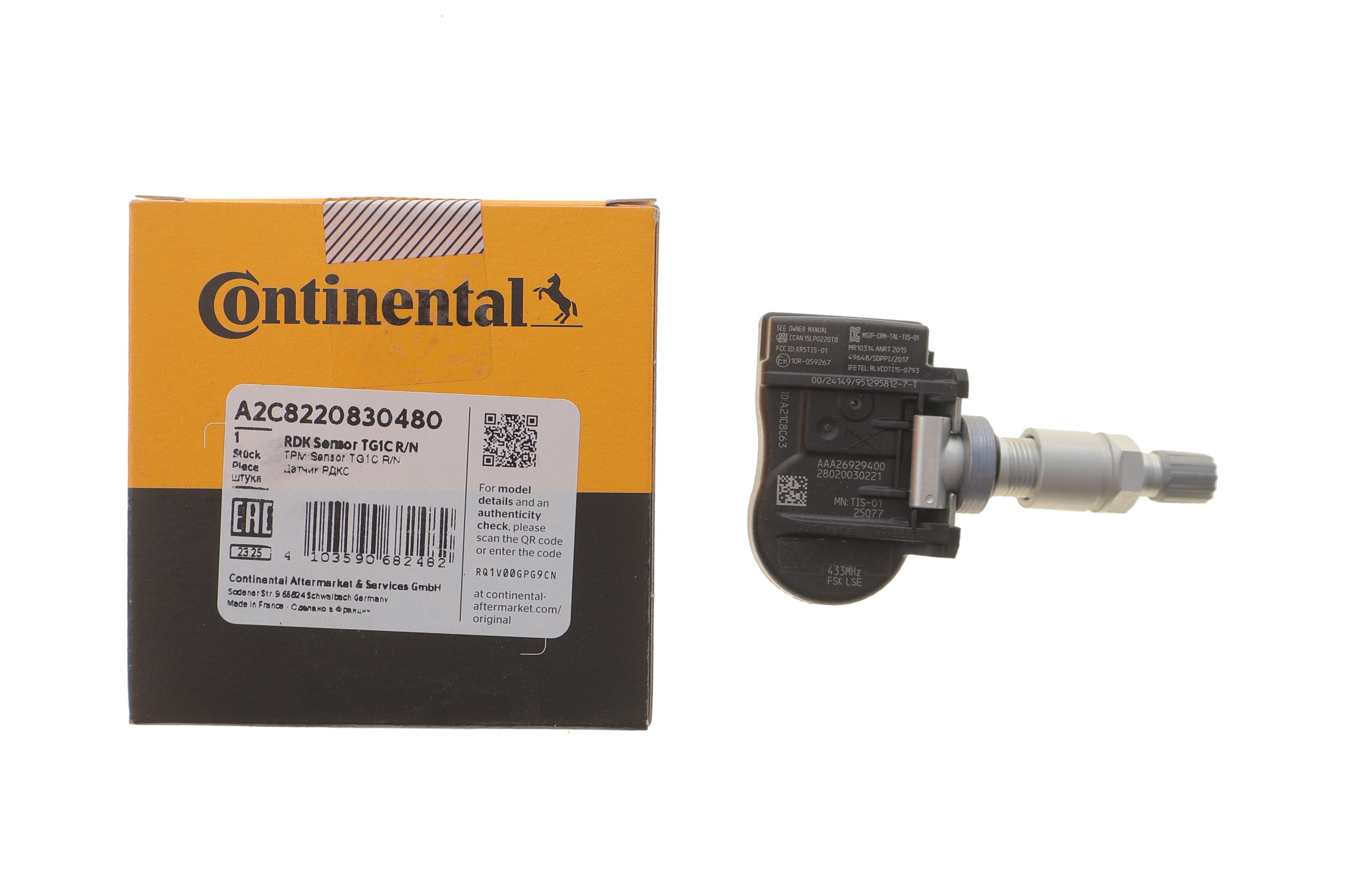 Датчик тиску повітря в шинах Renault Megane IV 15-