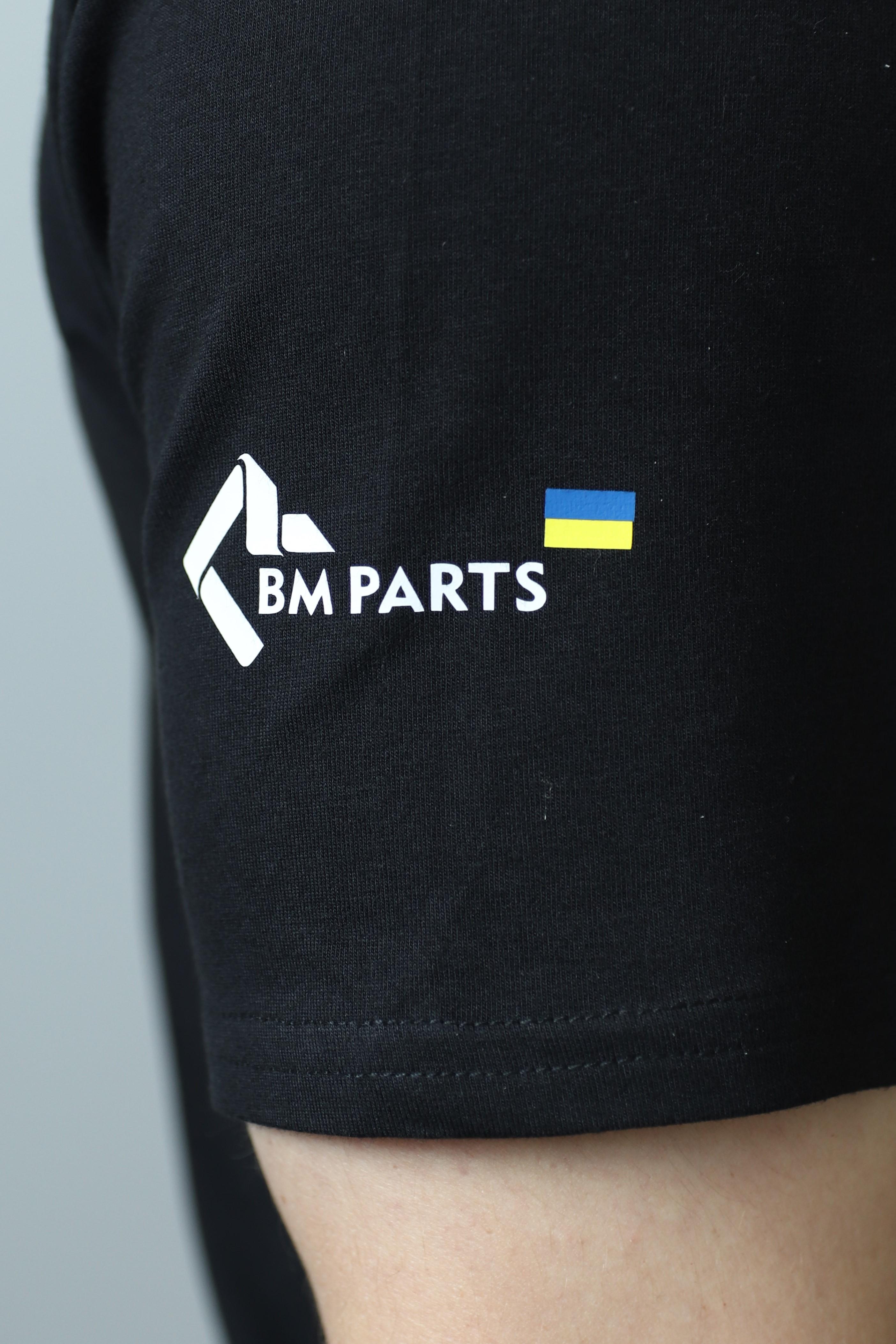 Футболка патріотична BM Parts, чорна, XL