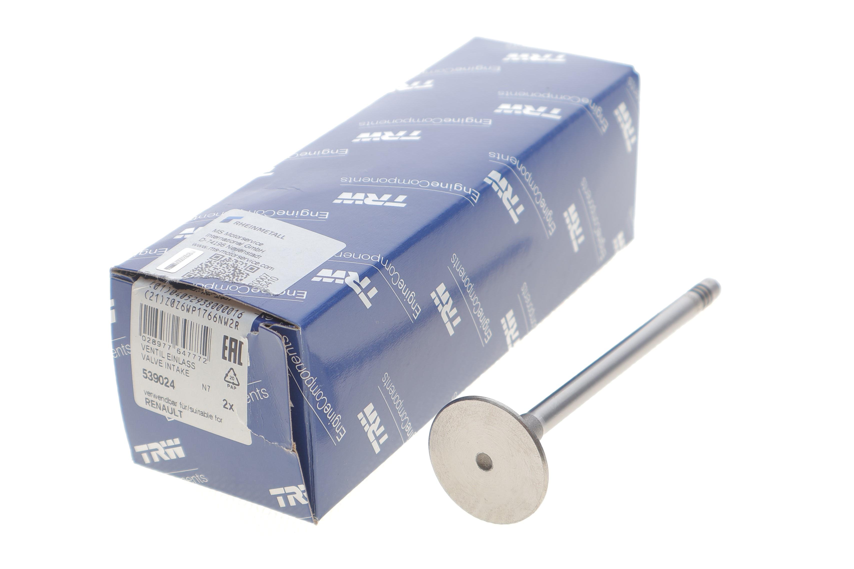 Клапан (впуск) Renault Trafic 2.0dci 06- (27.7x6x104)