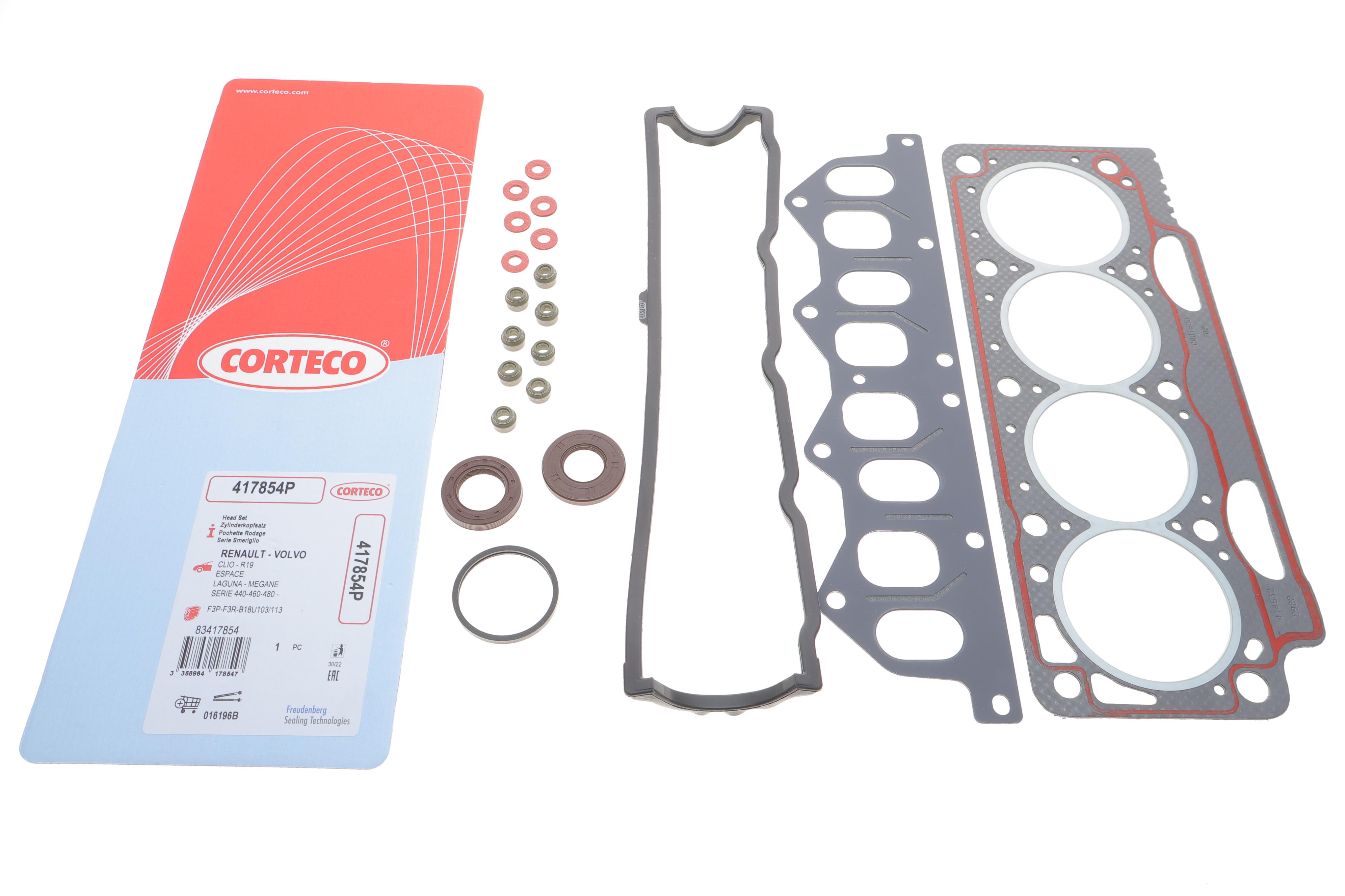 Комплект прокладок (верхній) Renault Clio/Laguna/Megane 1.8/2.0 90-03