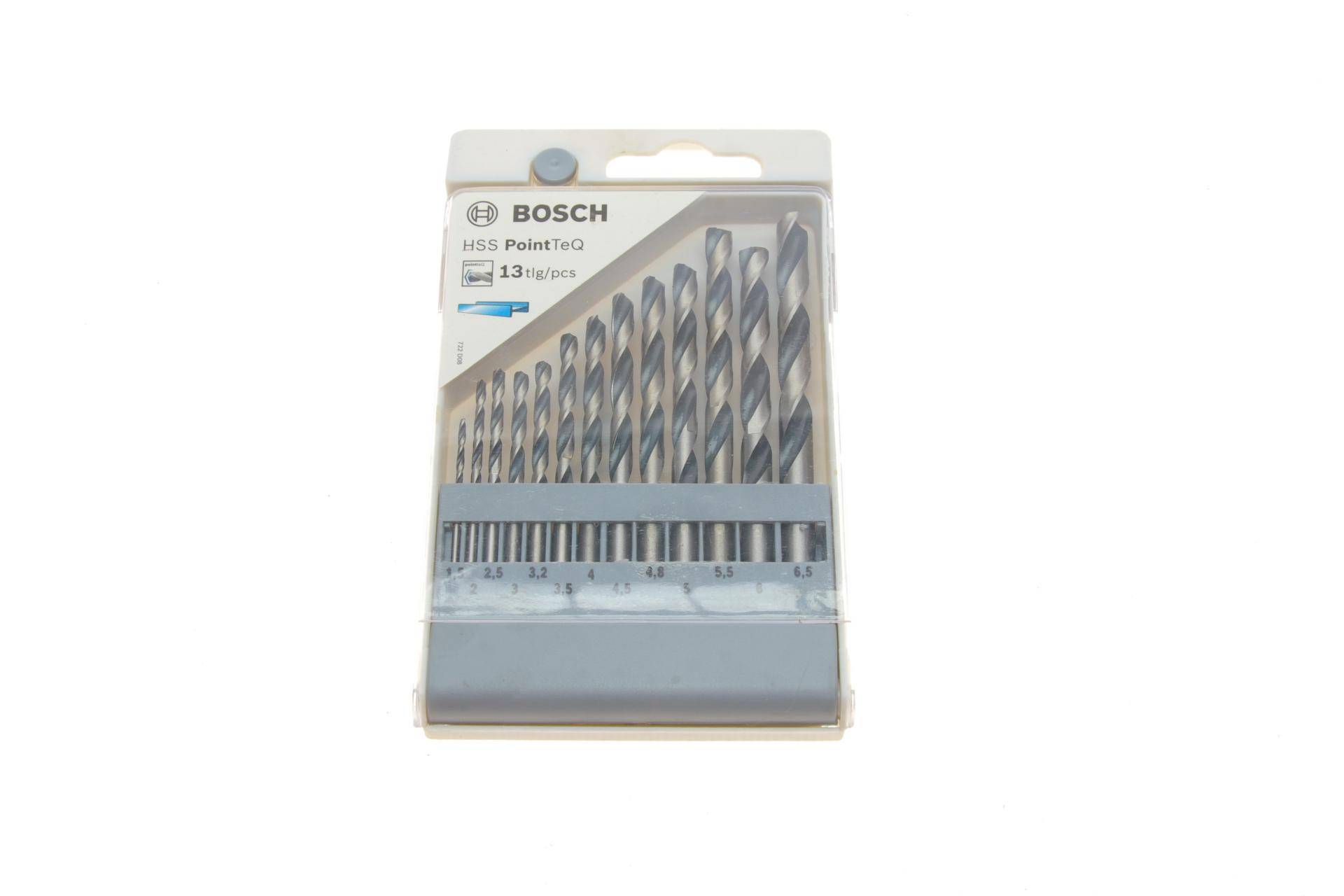 Набір свердл HSS PointTeQ Ø1,5-6,5 мм 13 од.
