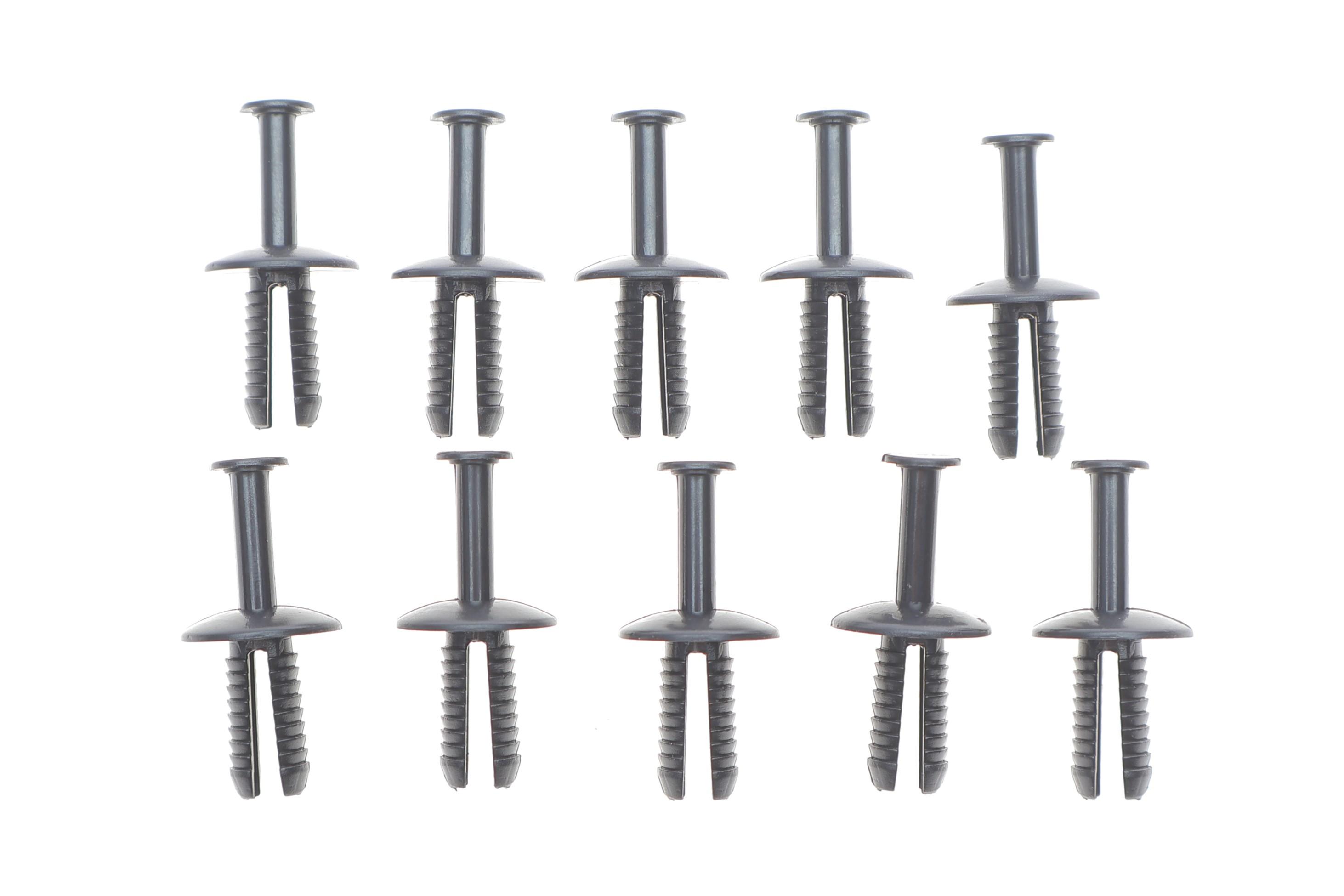 Кліпса кріплення обшивки (к-кт 10 шт) MB/VAG/BMW (чорна)