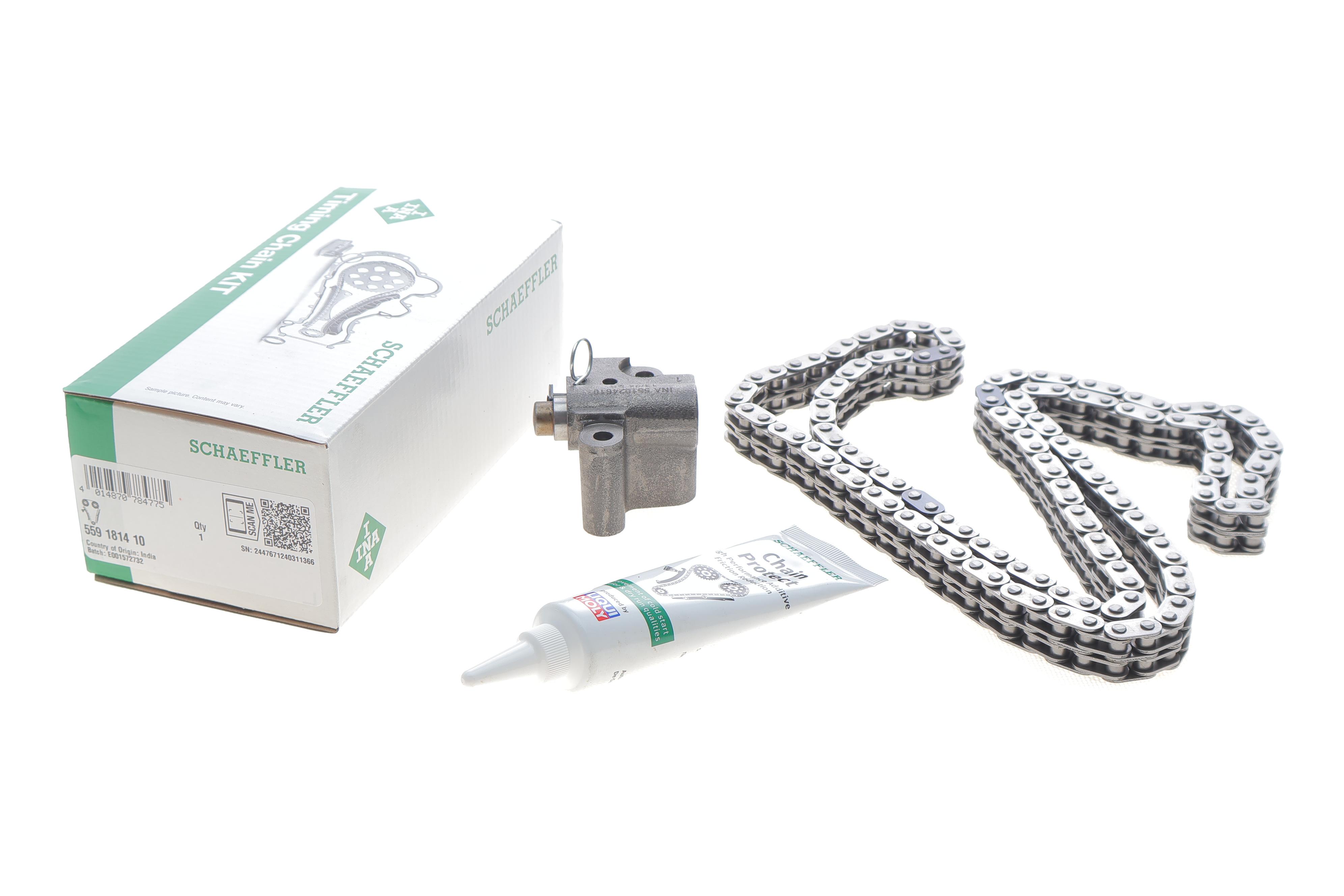 Комплект ланцюга ГРМ Ford Mondeo III 2.0 TDCi/Transit 2.4 DI 00-06 (ланцюг, натяжник)