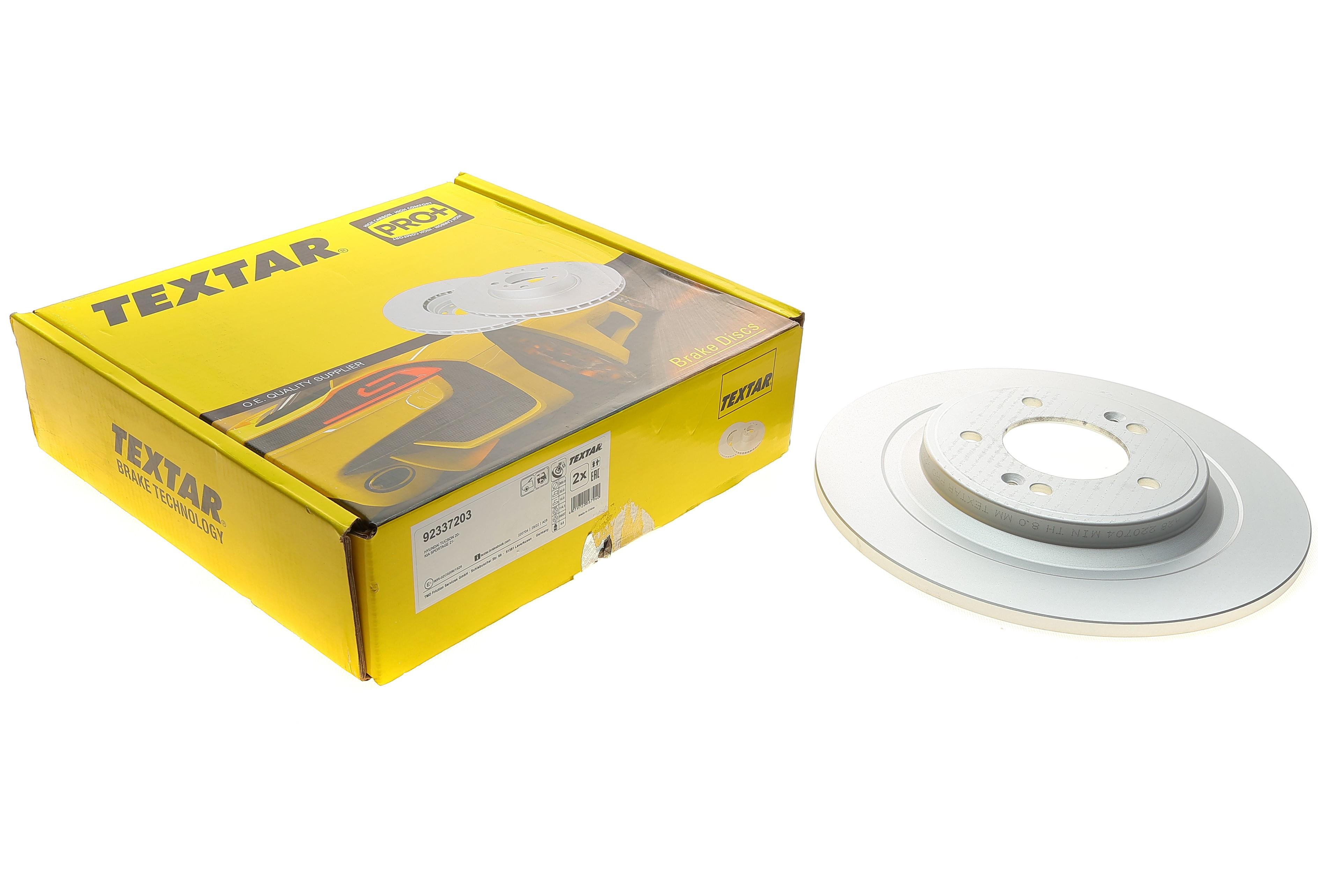 Диск гальмівний (задній) Hyundai Tucson 1.6 CRDi/TGDi 20-/Kia Sportage V 1.6 T-GDi 21-  (300x10) PRO