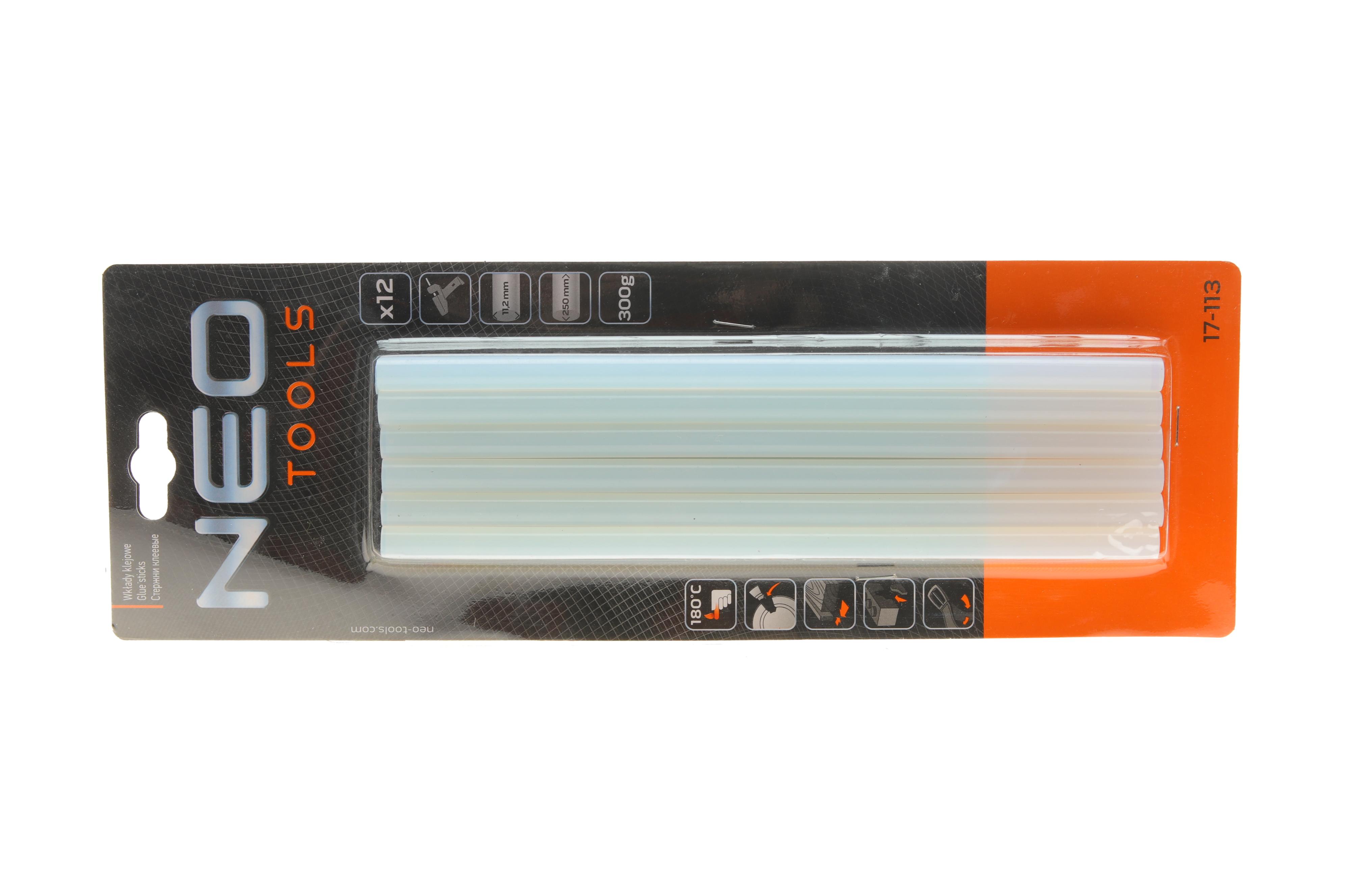 Стержні клейові 11mm (К-кт 12 шт.)