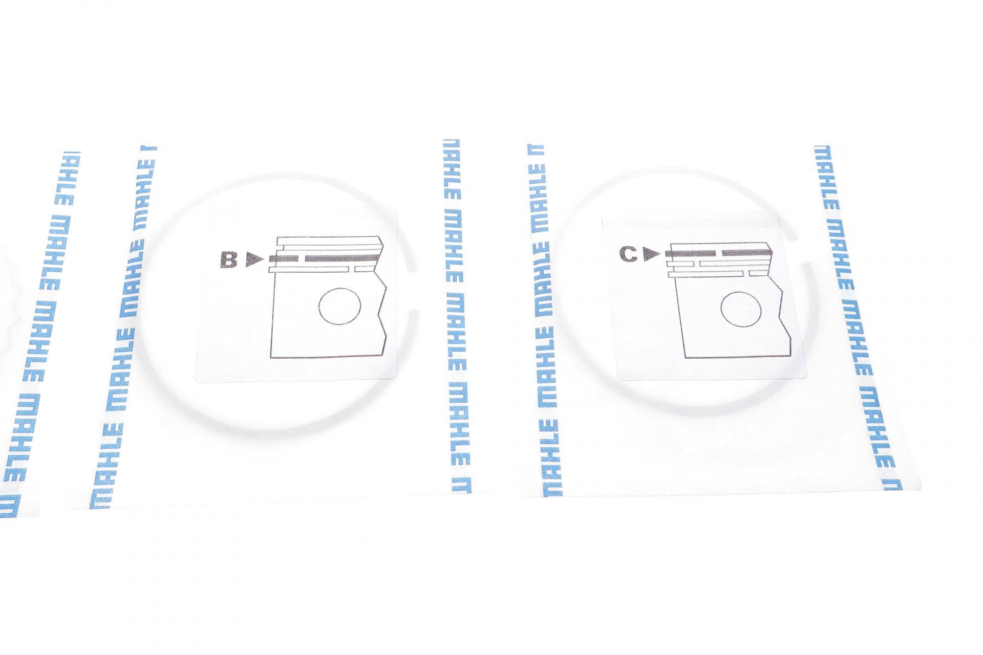 Кільця поршневі Opel Astra/Vectra 2.0i 88-00 (86.50mm/+0,5) (1.5-1.5-3)