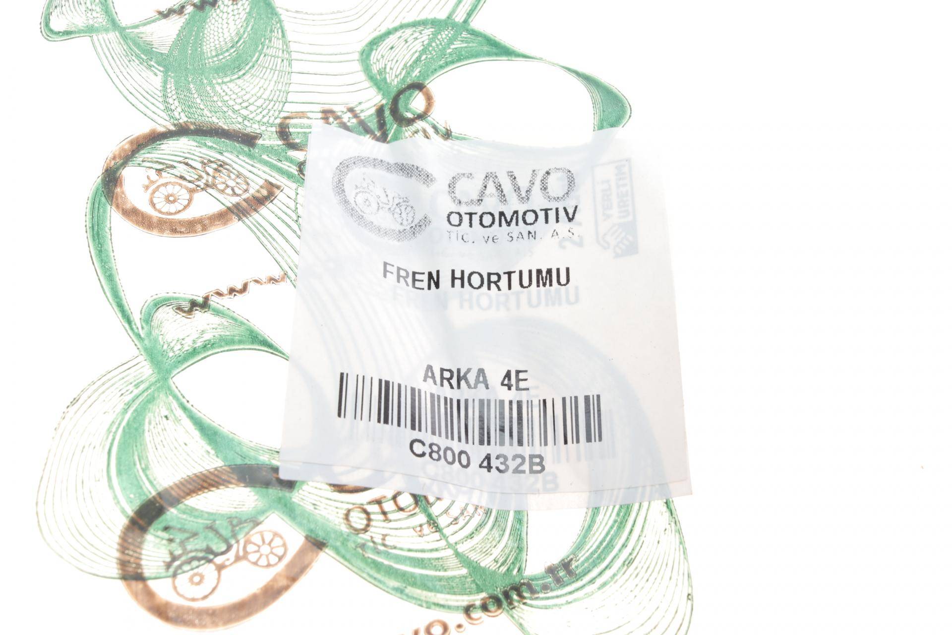 Шланг гальмівний (задній) Audi A4/Skoda Superb/VW Passat 1.6-2.2.8/1.9-2.5TDI 94-08