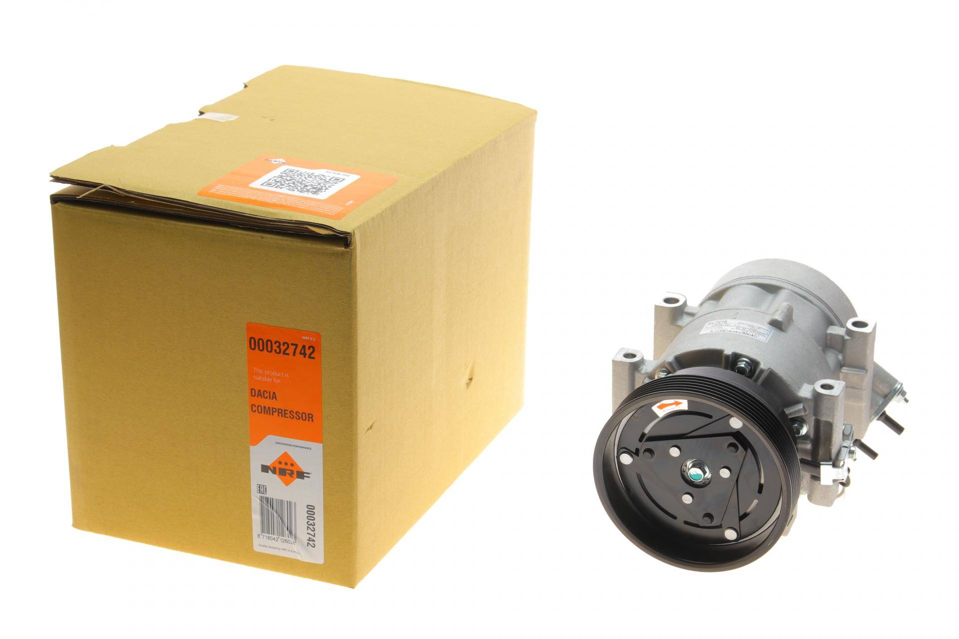 Компресор кондиціонера Dacia Logan 04-/Renault Sandero 08-/Duster 1.5/1.6/1.5DCI/1.6DCI 10-18