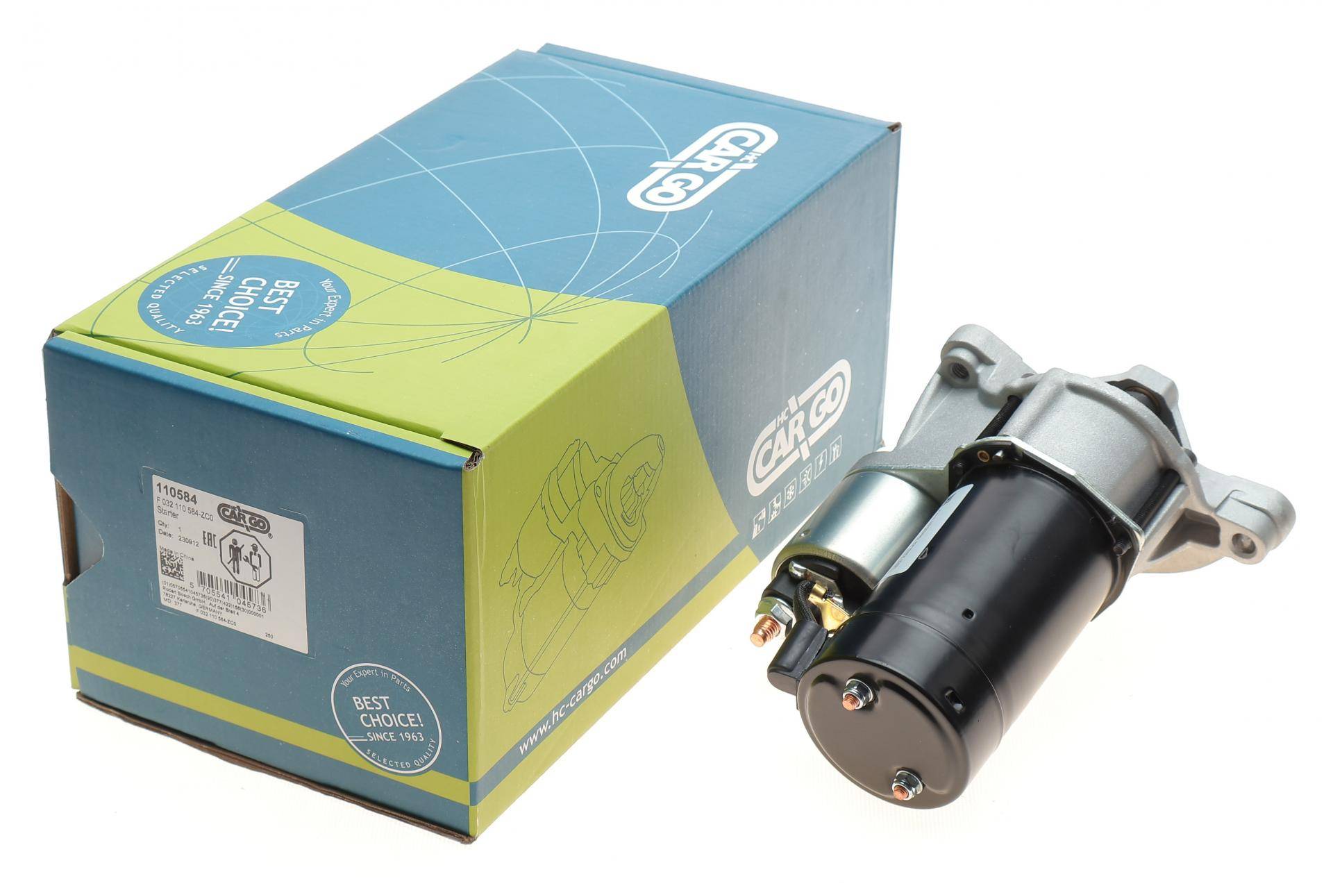 Стартер Citroen Berlingo/Fiat Fiorino/Peugeot Partner 1.1-1.6 96- (1.2kw) (z=9) = 110584