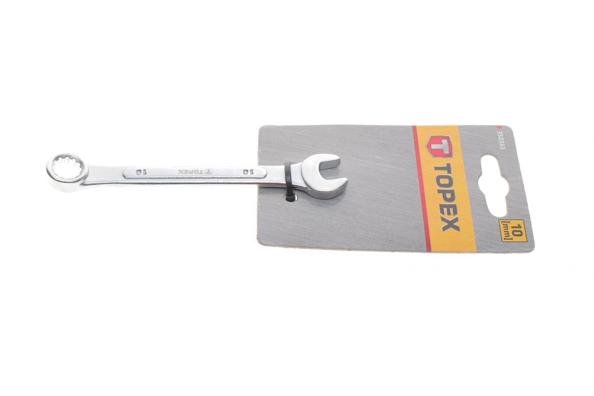 Ключ ріжково-накидний 10 мм L-125 мм