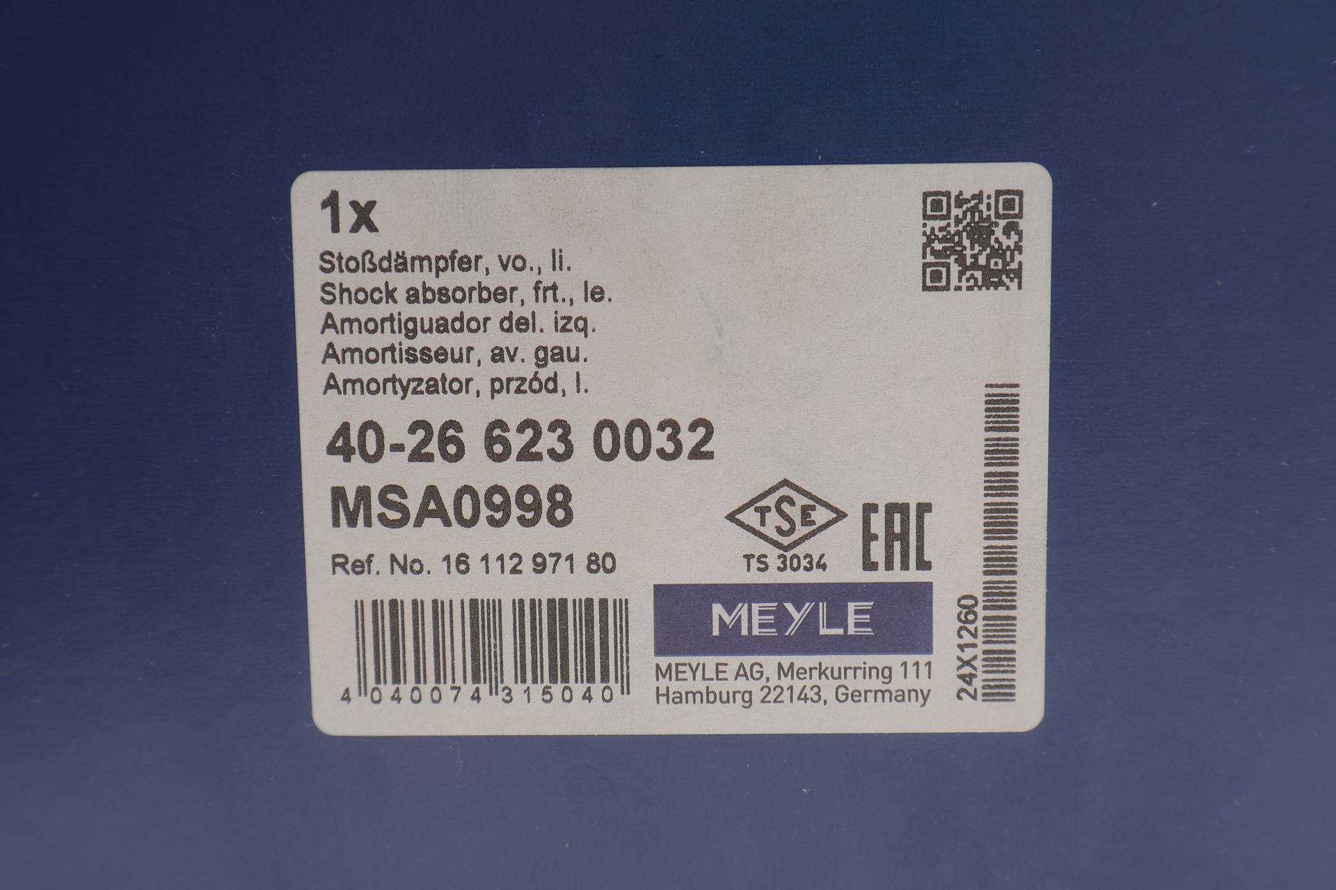 Амортизатор (передній) Citroen C4/Mitsubishi ASX/Peugeot 4008 10- (L)