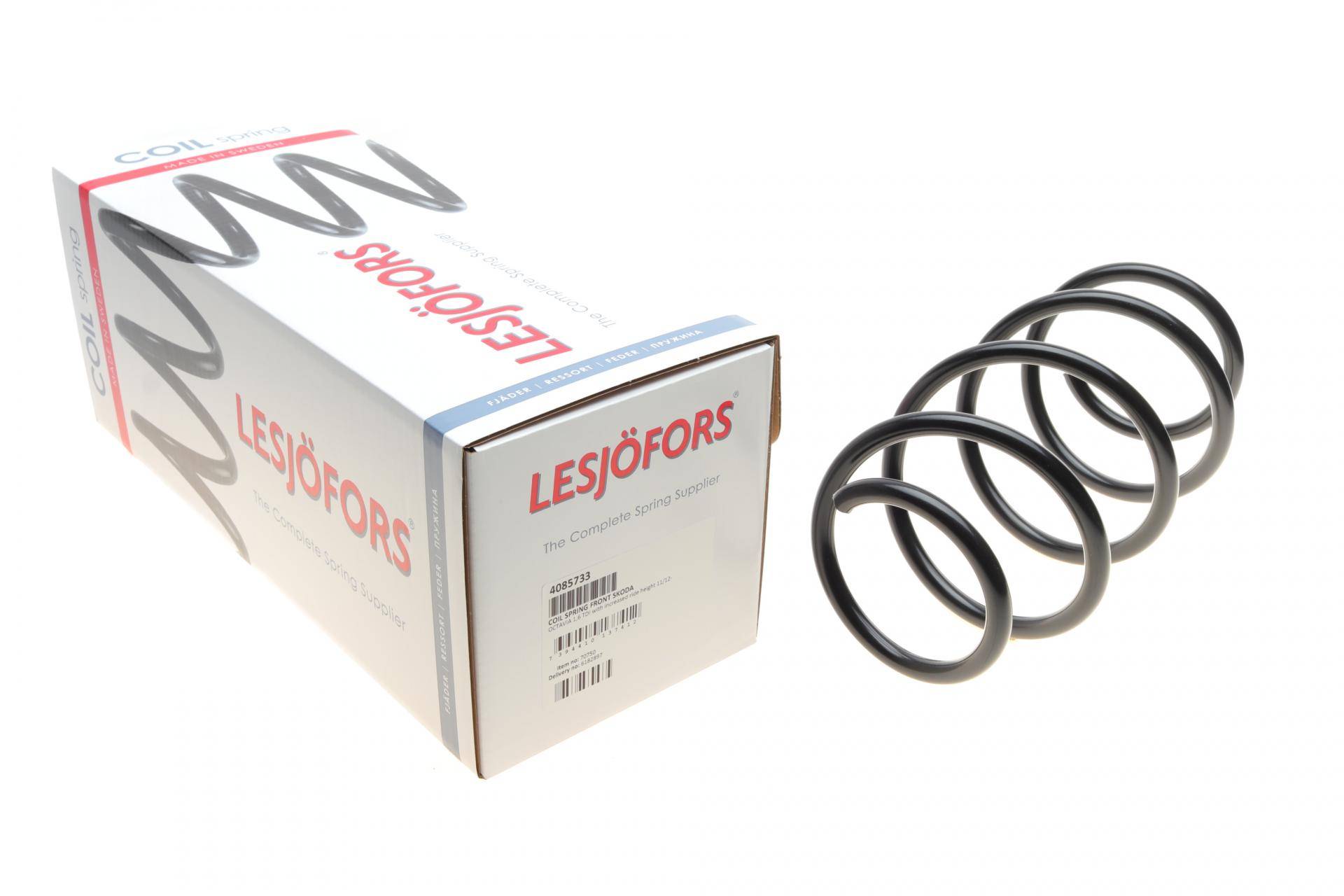 Пружина (передня) Skoda Octavia 1.6TDI 12-20 (універсал) (з підвищ.висотою ход.частини)