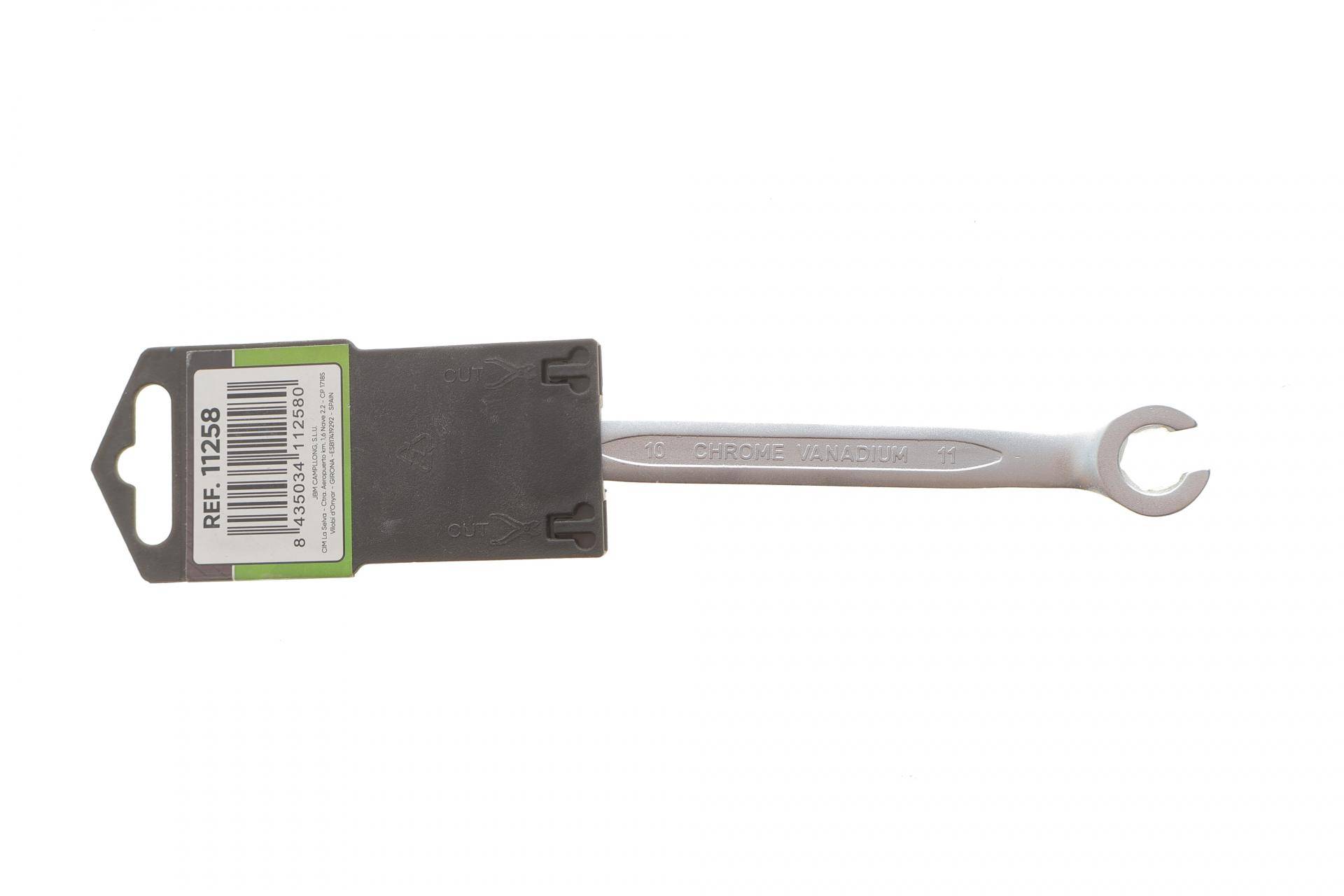 Ключ накидной разрезной 10x11 мм L-210 мм