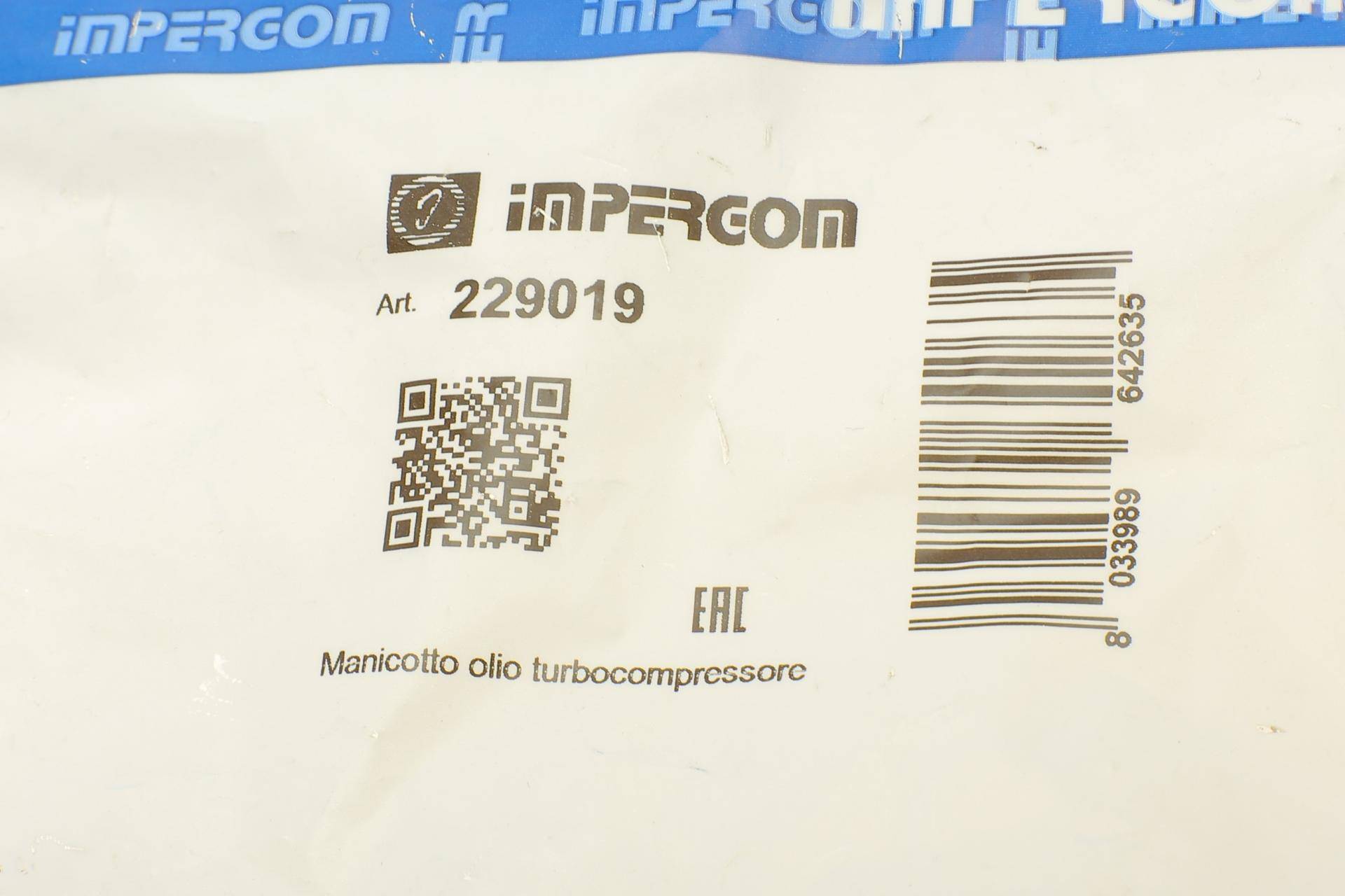 Трубка подачі оливи до турбіни VW Golf IV/T5 1.9TDI 98-09