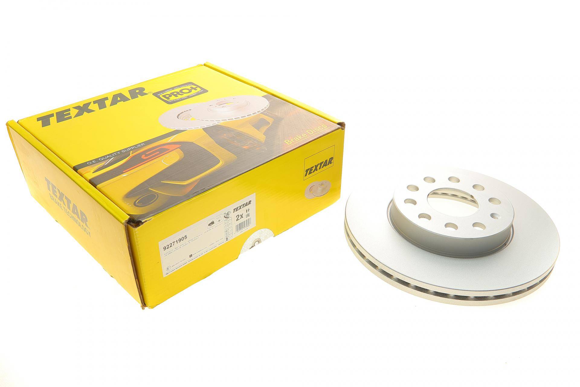 Диск гальмівний (передній) VW Golf VII 12- (276x24) PRO+