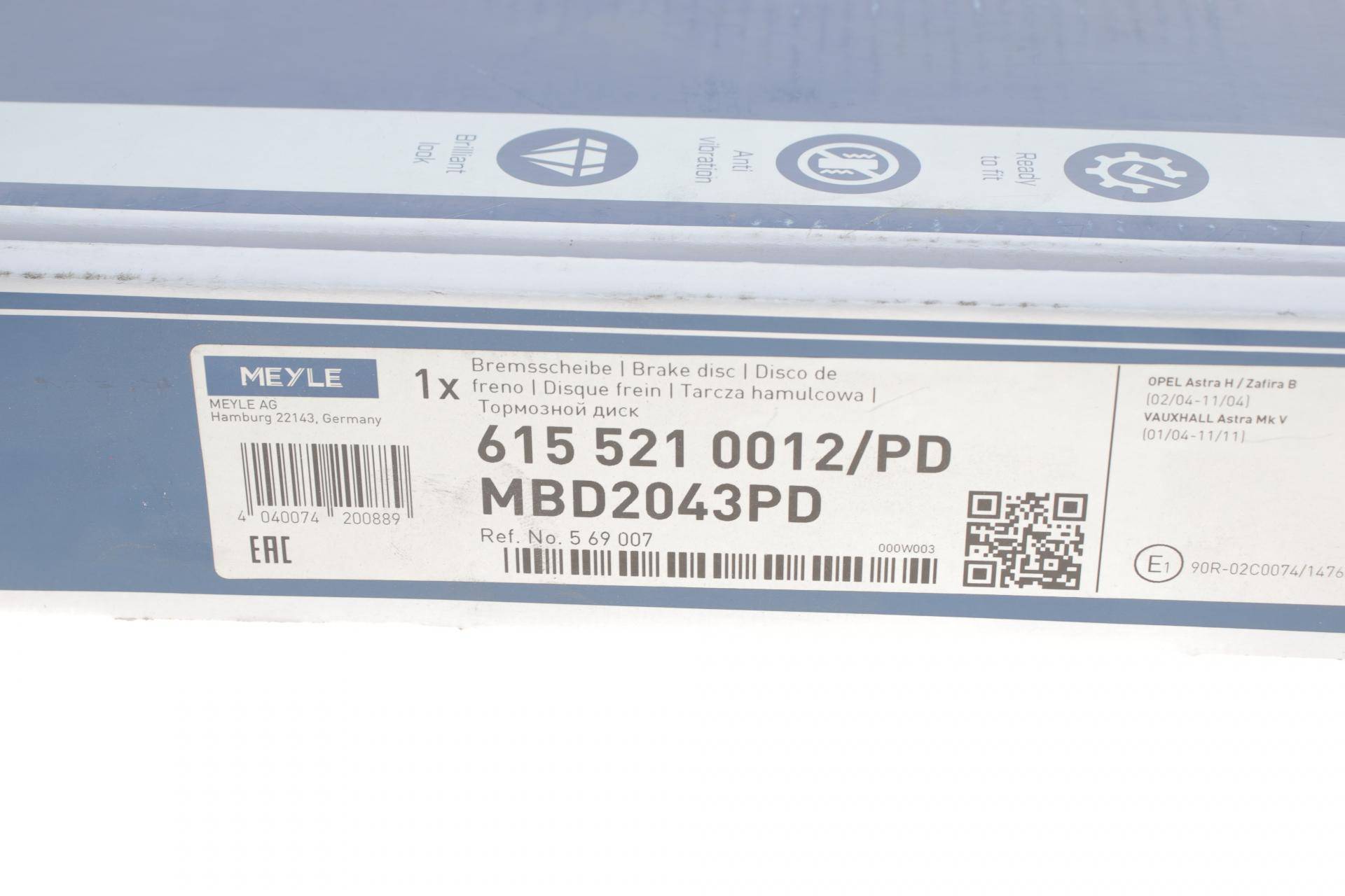 Диск гальмівний (передній) Opel Combo 01- (280x25) Platinum