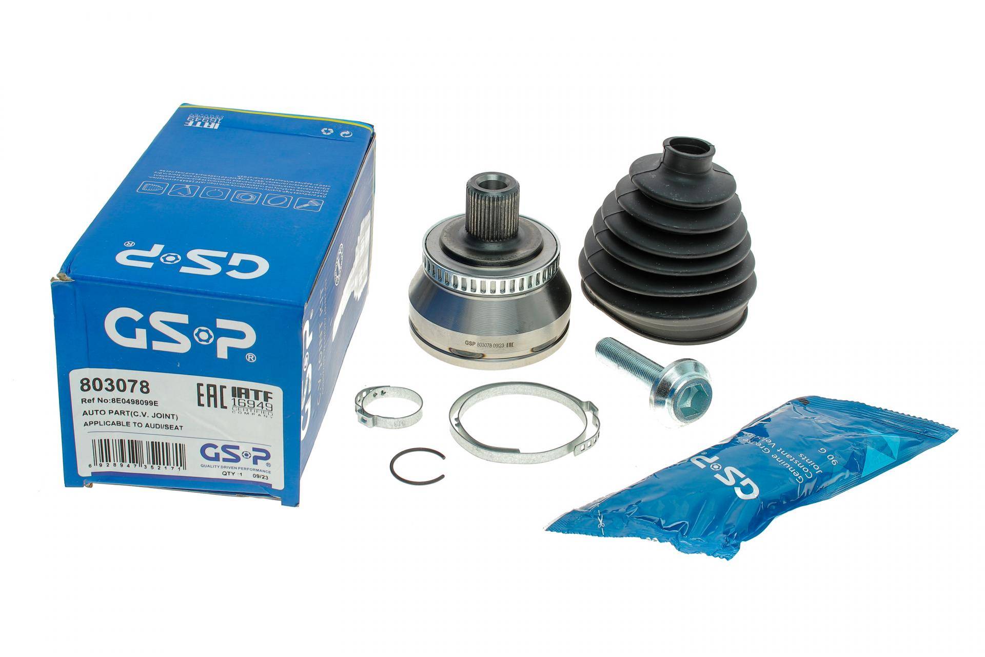 ШРКШ (зовнішній) Audi A4 1.8T/2.0TDI/3.2FSI 00-09 (38z/27z/97.5mm) (+ABS 45)