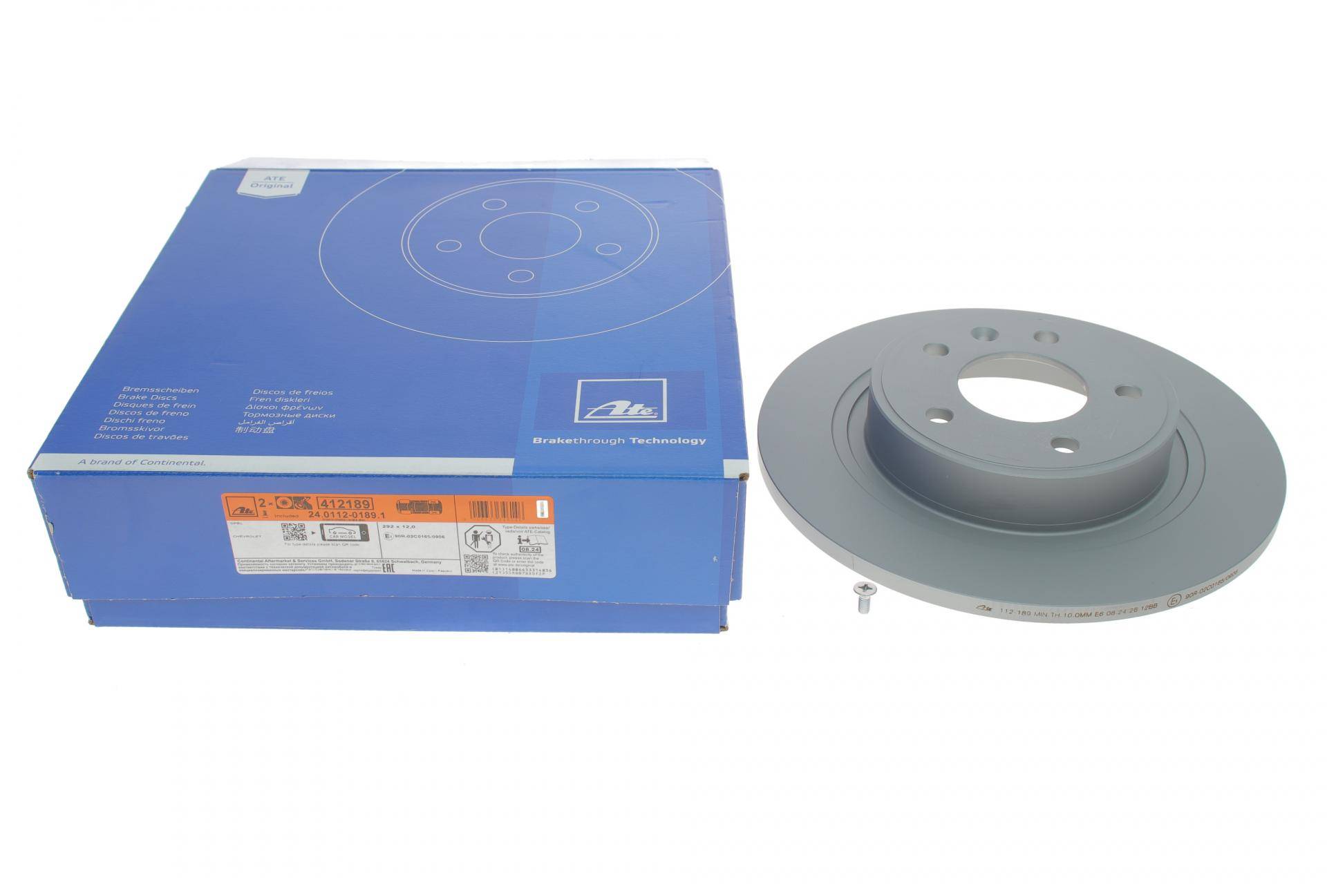 Диск гальмівний (задній) Chevrolet Cruze/Opel Astra J 09- (292x12)