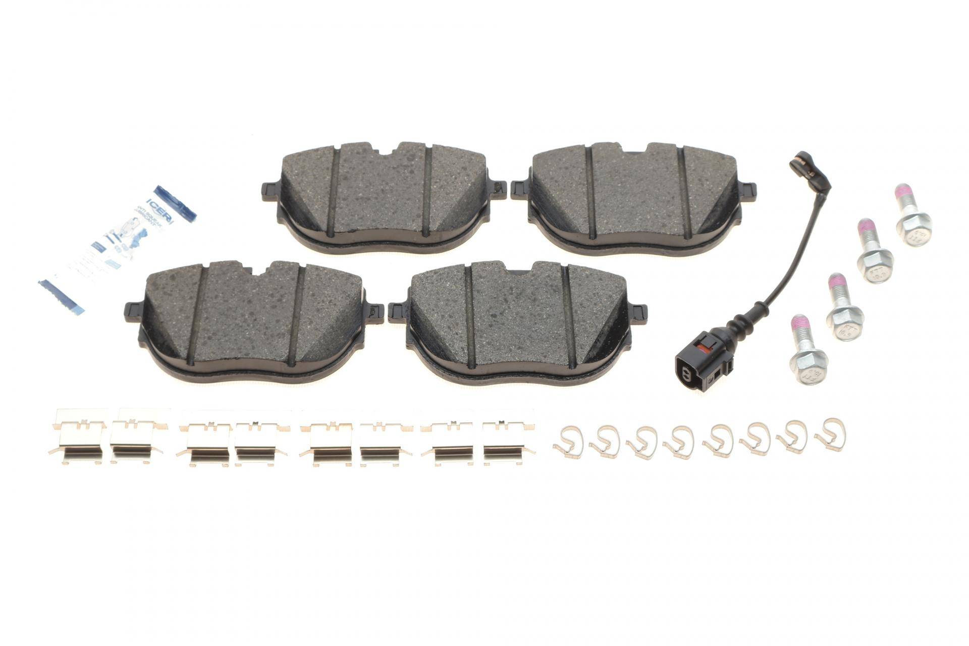 Колодки гальмівні (передні) VW T6 15- (з датчиком)