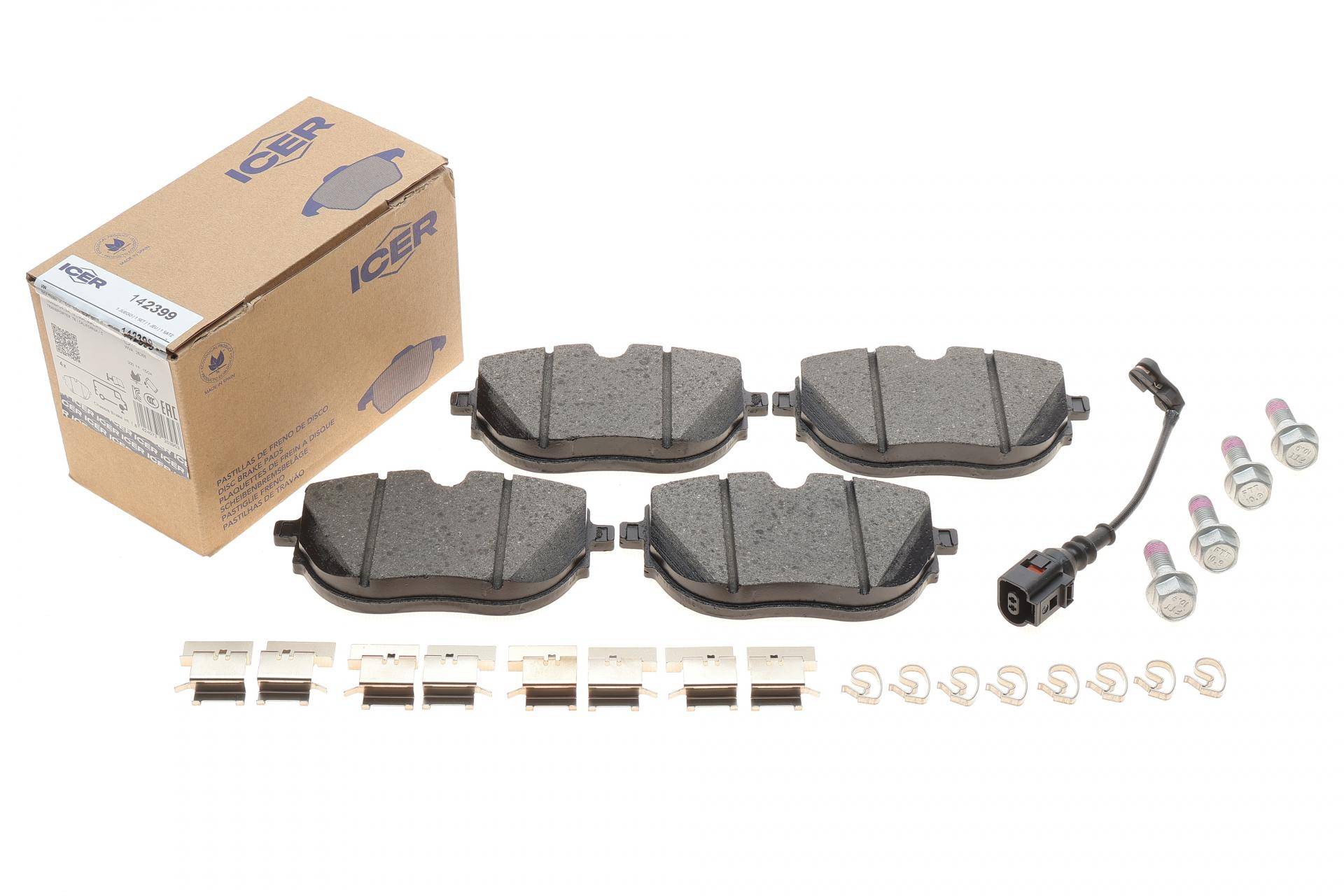 Колодки гальмівні (передні) VW T6 15- (з датчиком)