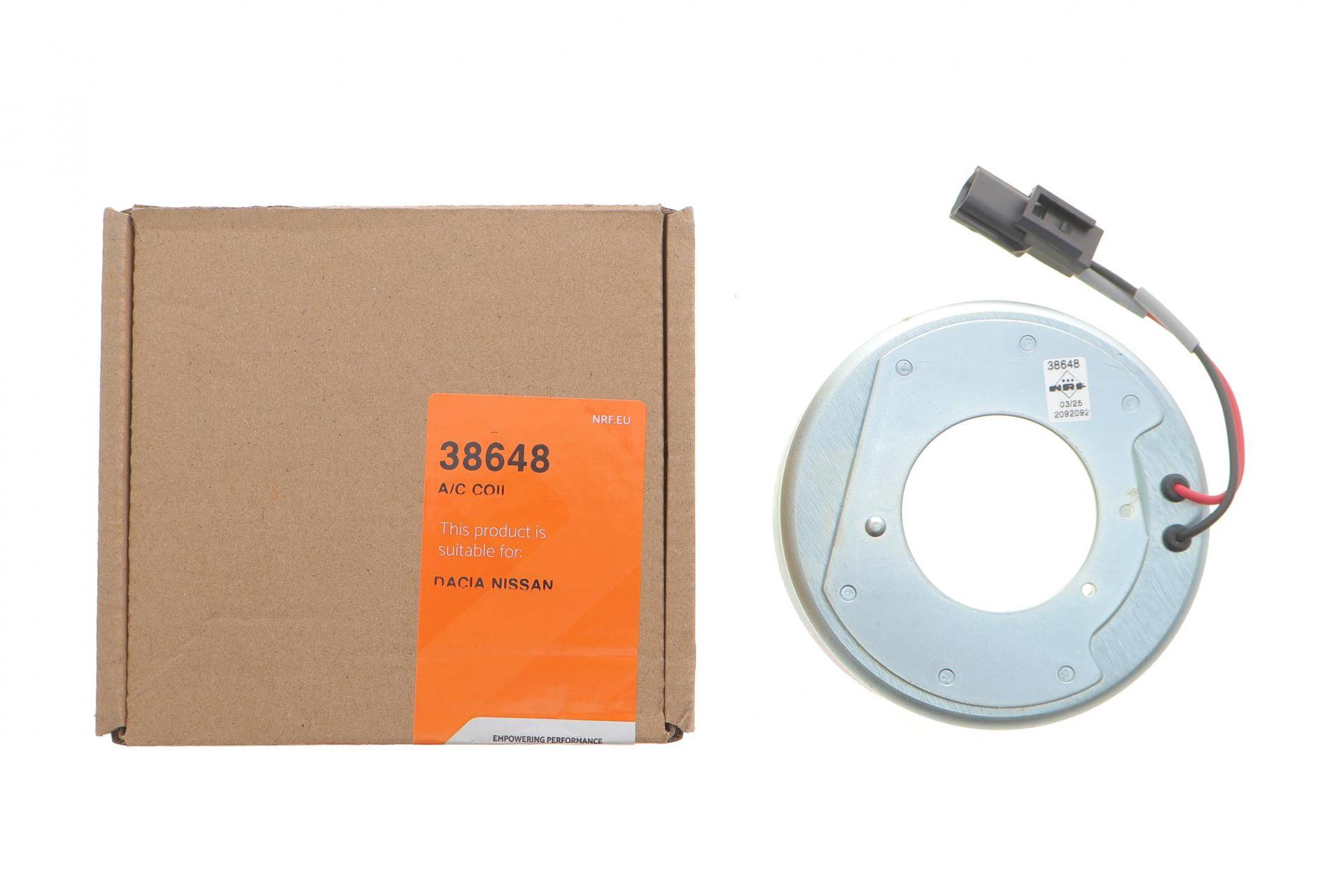 Котушка шківа компресора кондиціонера Dacia Dokker/Duster/Logan/Sandero 1.5 dCi/1.6 LPG 08-