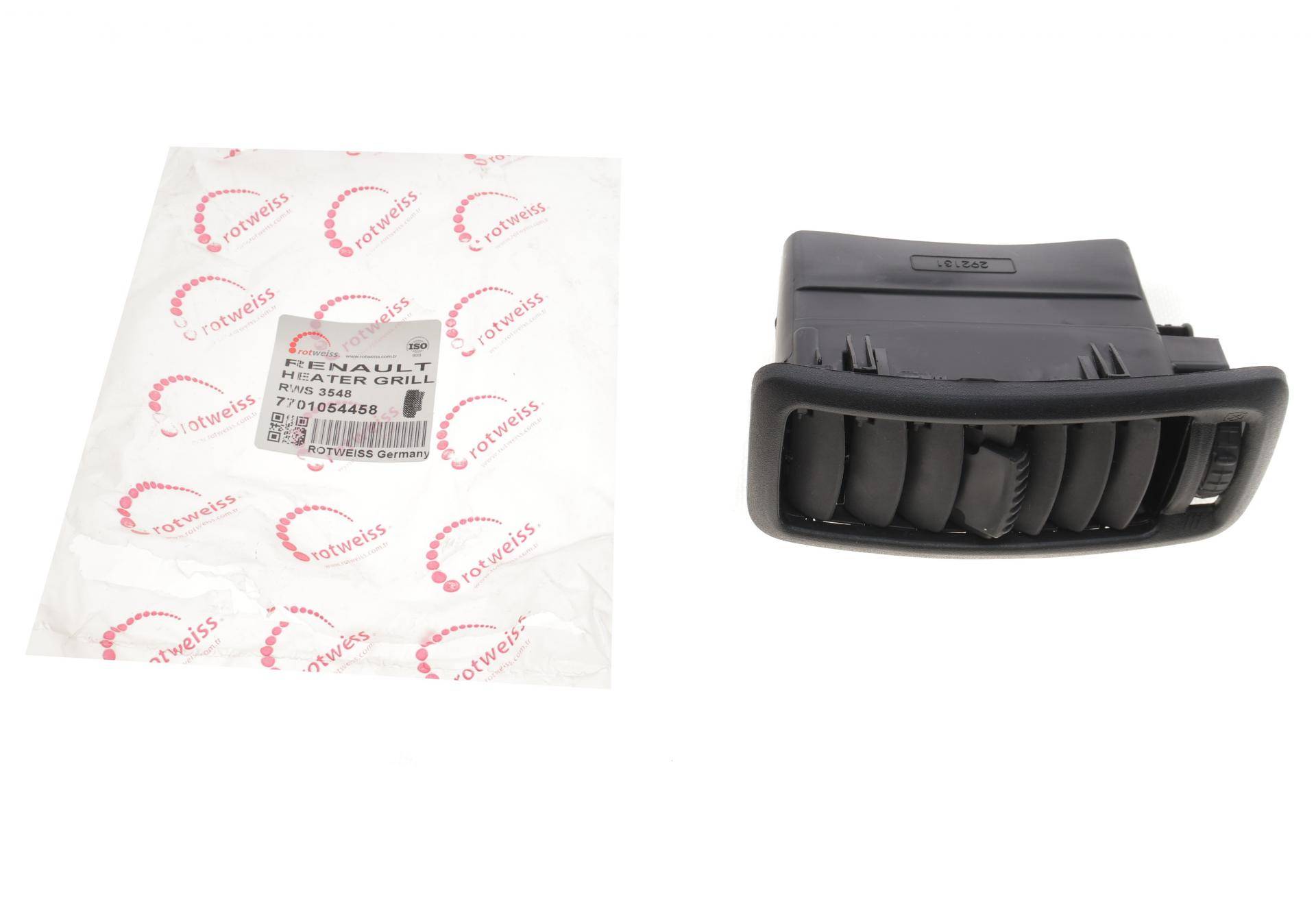 Дефлектор обігрівача (повітряна заслонка) Opel Vivaro / Renault Trafic 01-14 (чорний)