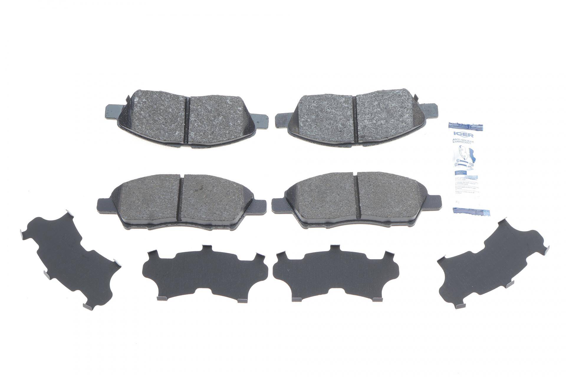 Колодки гальмівні (передні) Nissan Almera/Micra/Note/Sunny 10-/Tilda 07-12