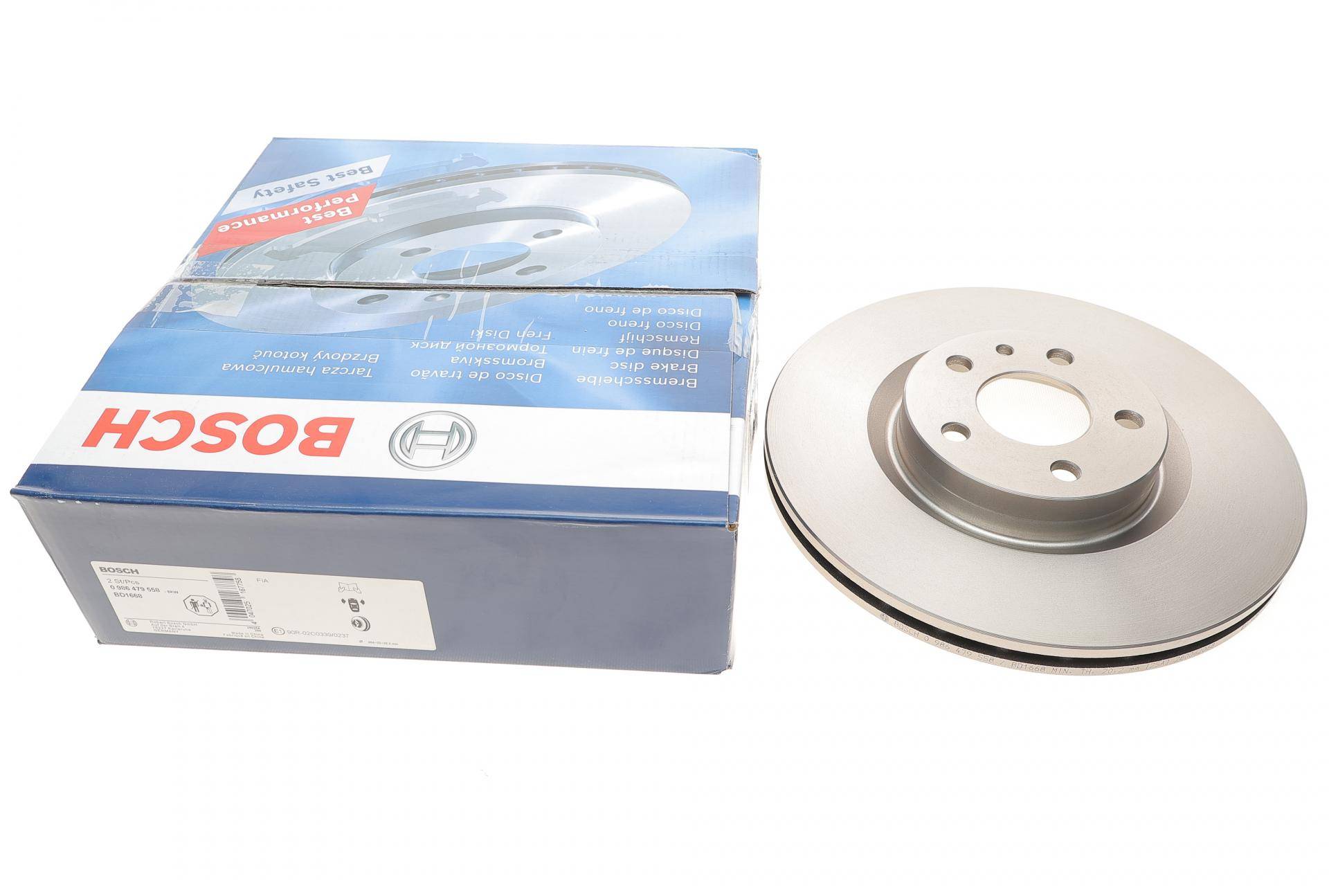 Диск гальмівний (передній) Fiat Doblo 10- (284x22) (вентильований)