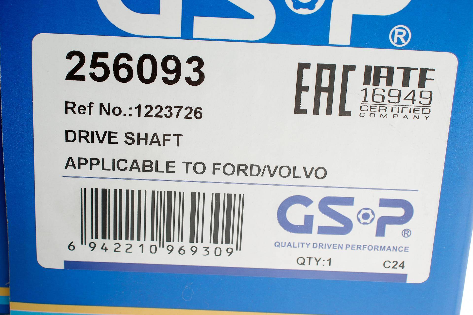 Піввісь (передня) Ford Focus 2.0 TDCi/Volvo S40/V50 04-12 (R) (36x26x916)