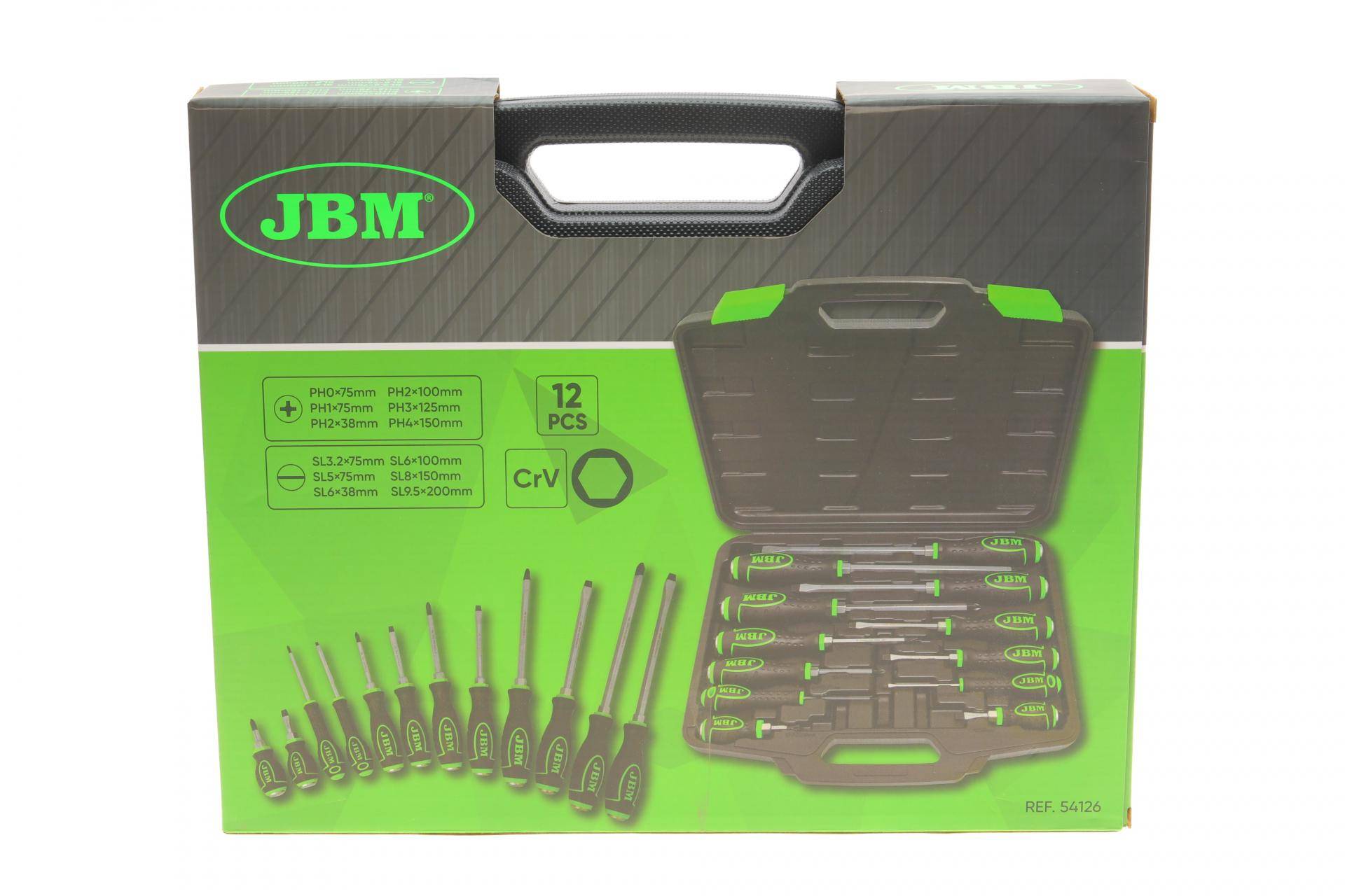 Набір викруток ударних SL, PH 12 од.